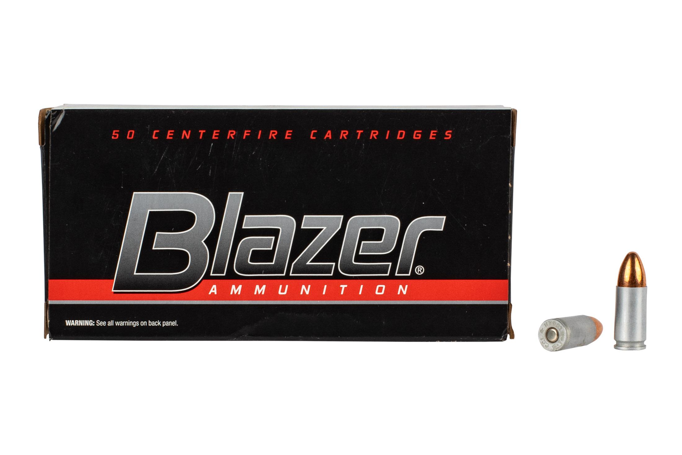 CCI Blazer 9mm 115gr Full Metal Jacket Aluminum Case Ammo Box of 50