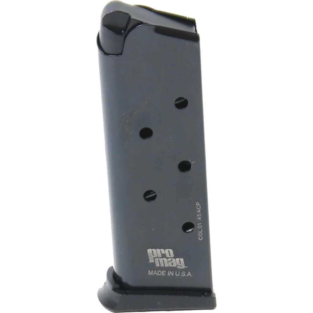 ProMag Industries ProMag Steel Magazine 1911 Officers Steel .45 ACP Blued 6 rd.
