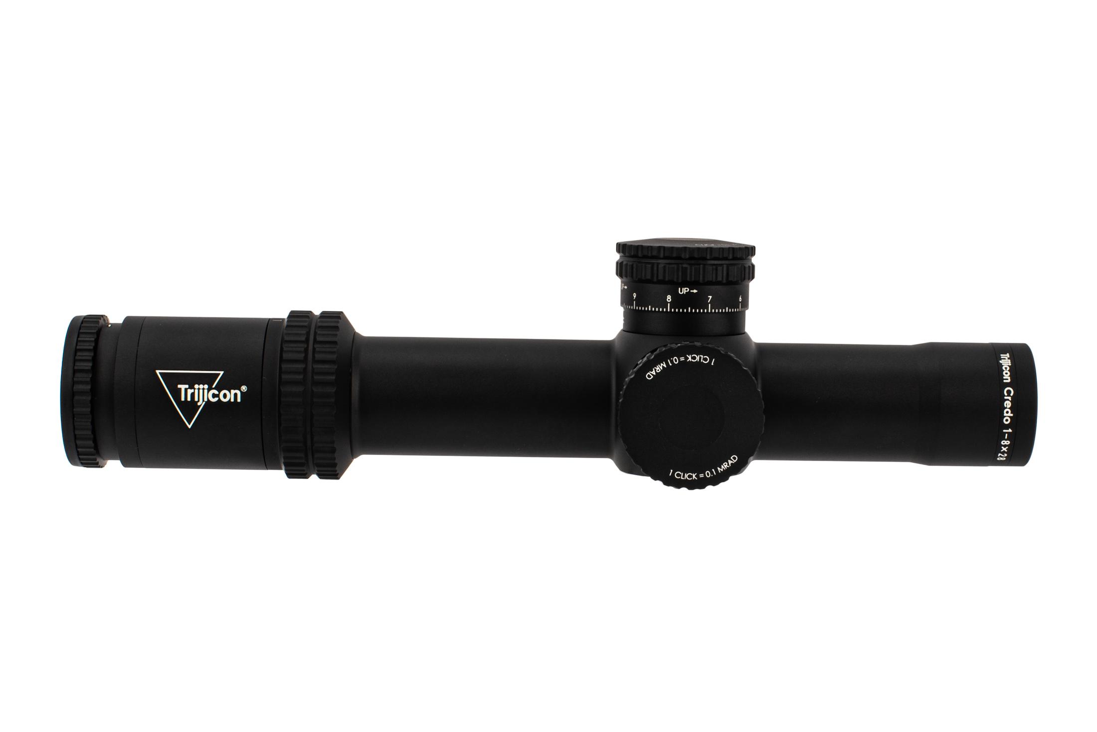 Trijicon Credo 18x28 FFP Rifle Scope Red/Green MRAD Segmented Circle