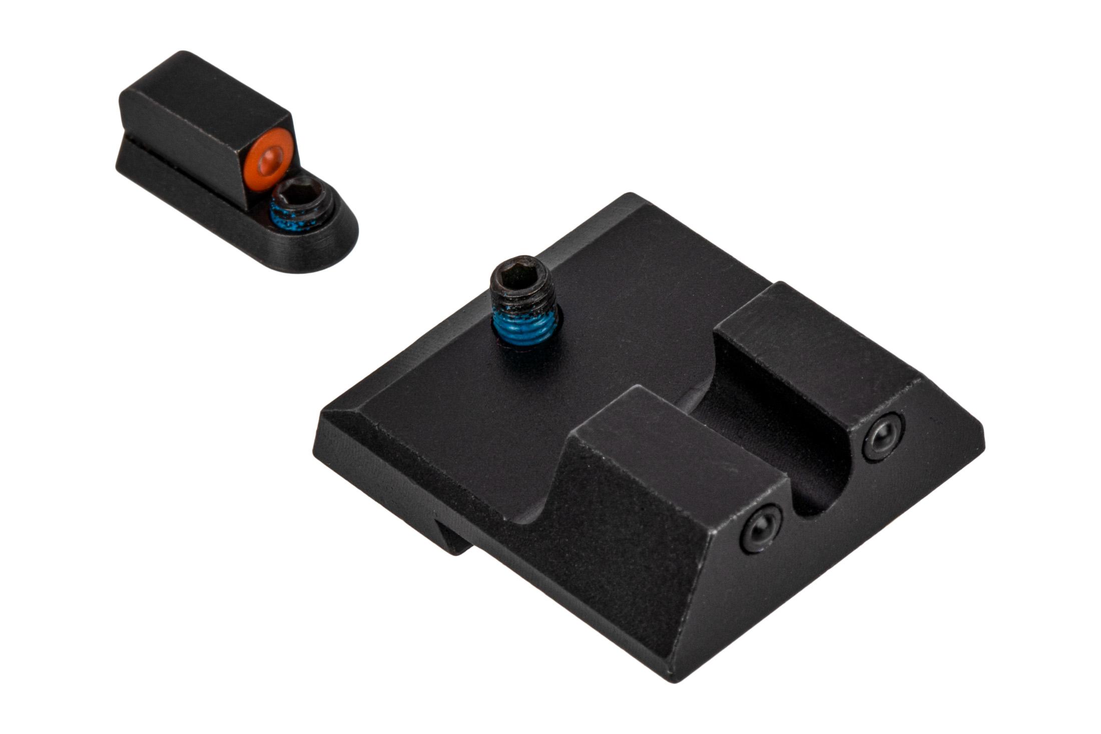 Night Fision Glow Dome Night Sight Set CZ P10C U Notch Orange