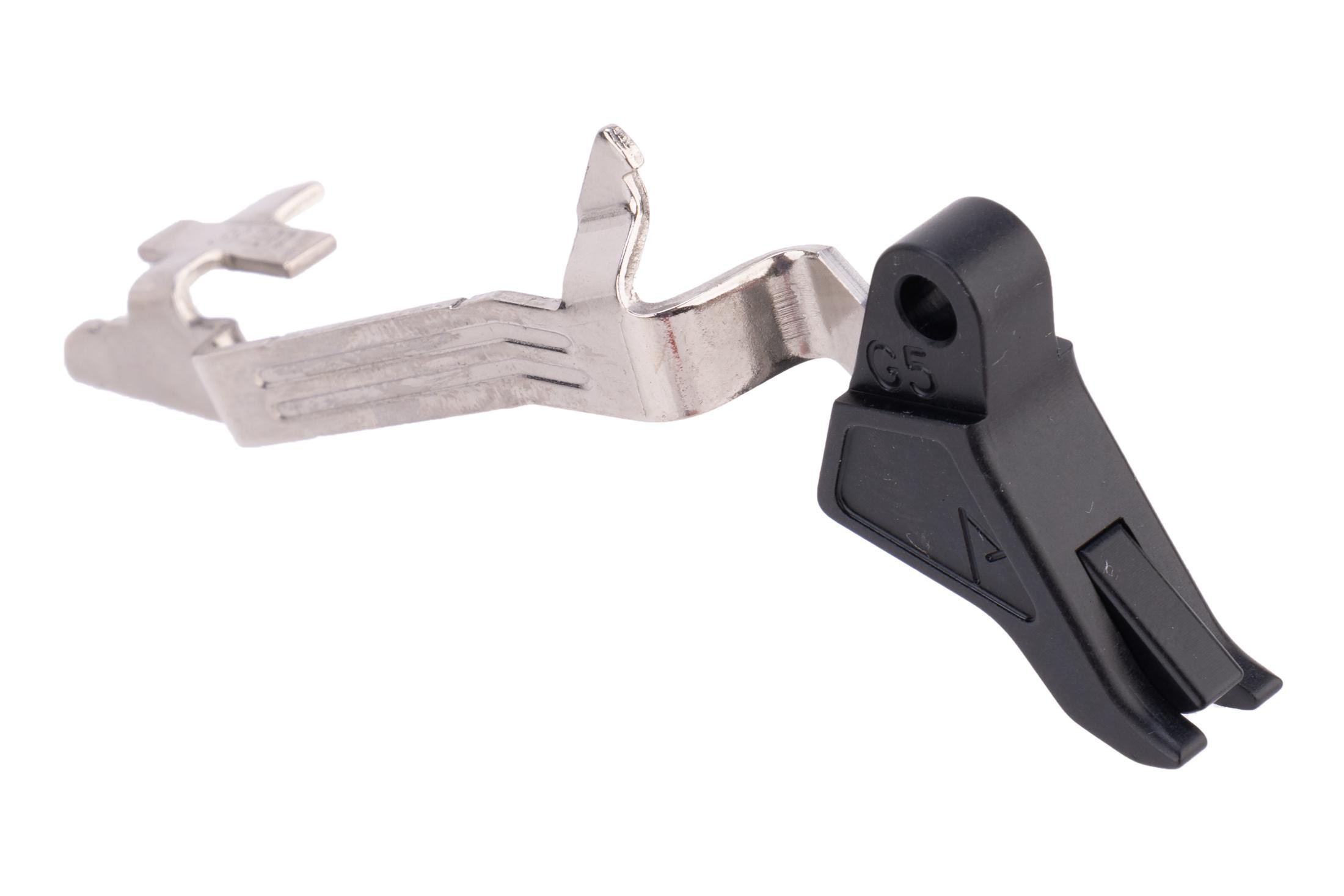 Agency Arms Drop-In Flat Trigger for GLOCK Gen5 Handguns - Black