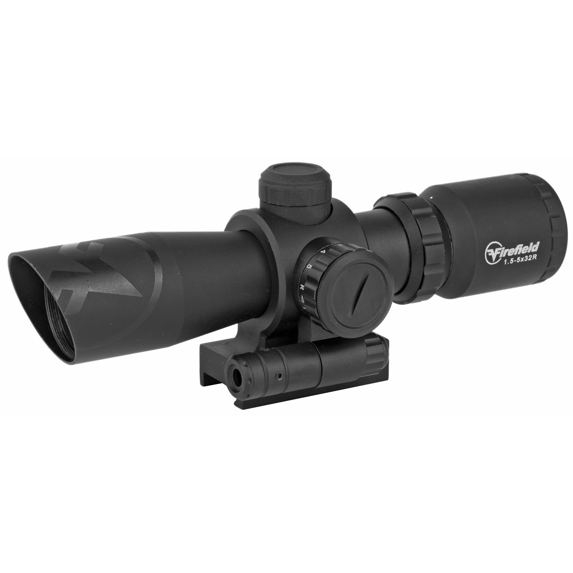 Firefield Barrage 1.5-5x32mm Rifle Scope With Red Laser