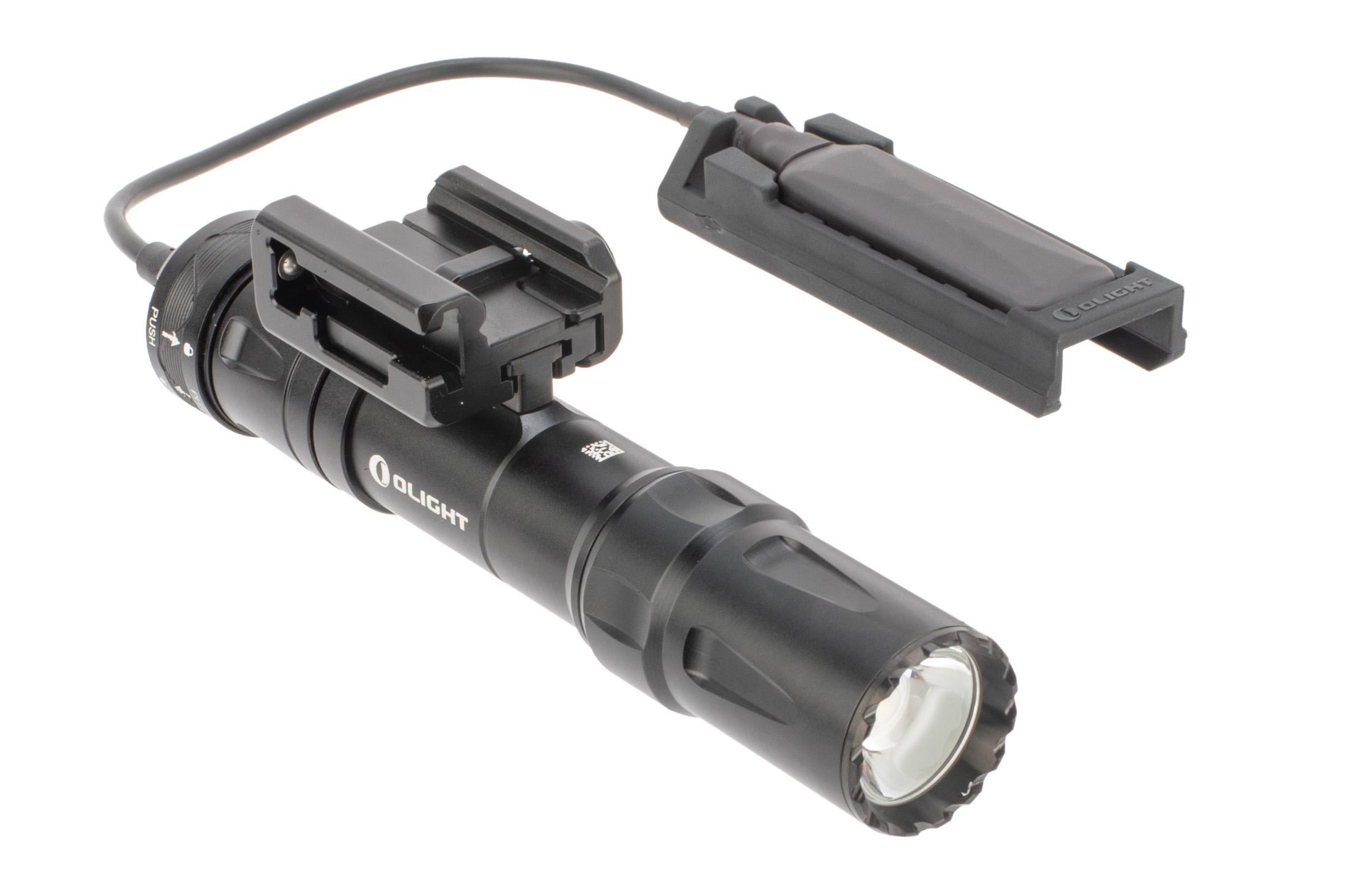 Olight Odin 2000 Lumen Rechargeable Quick Release Rail Mount Flashlight - Black