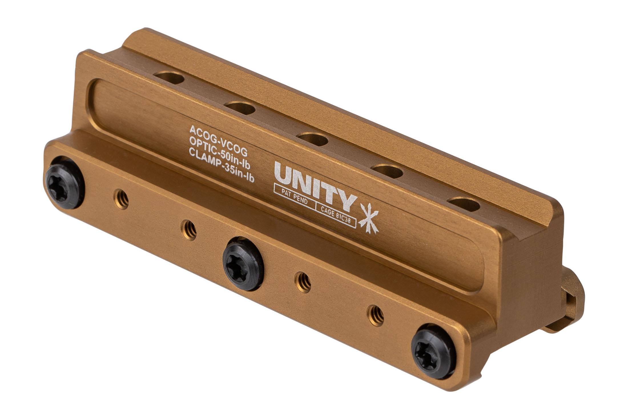 Unity Tactical FAST COG Series Flat Dark Earth ACOG/VCOG FST-COGF