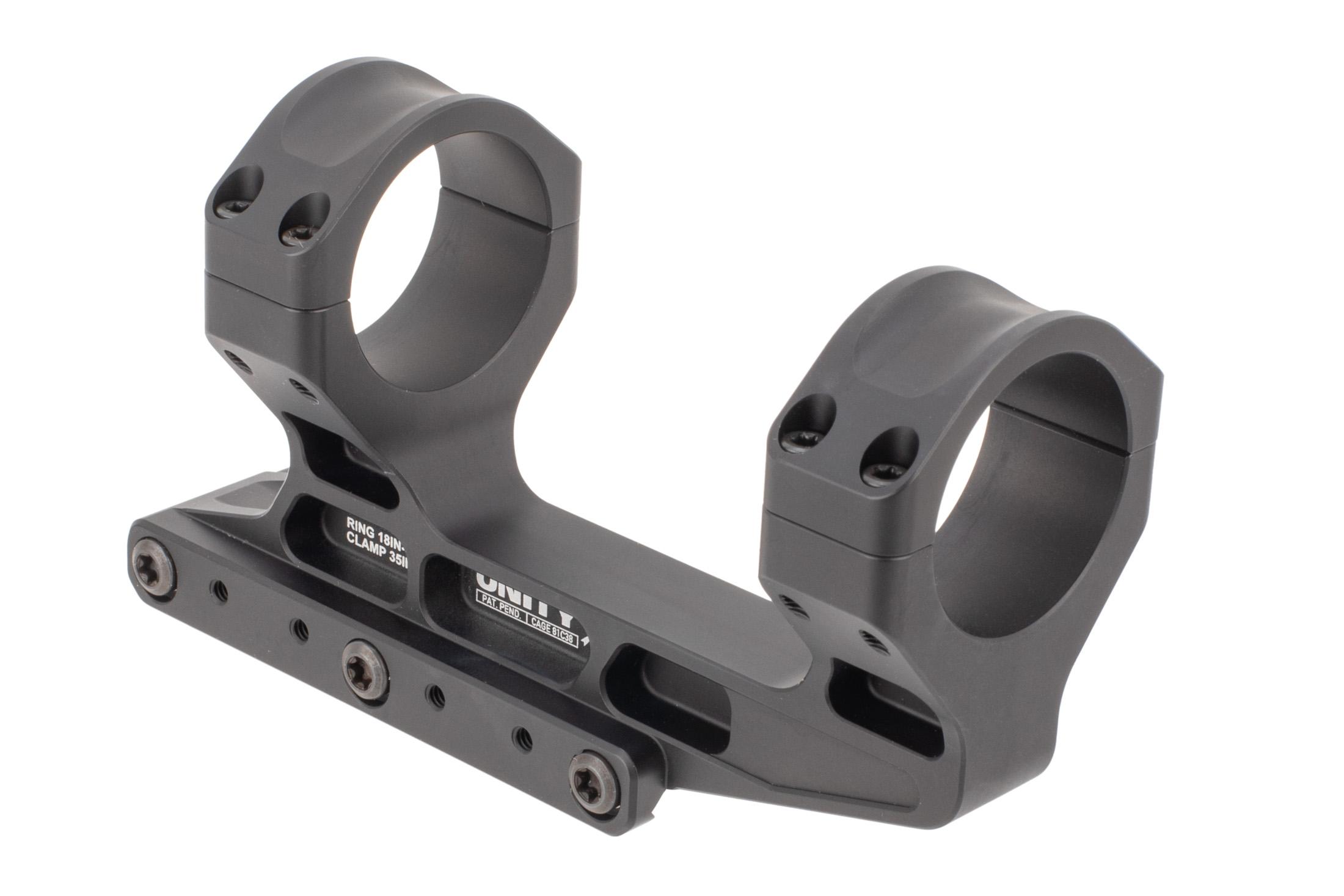 Unity Tactical FAST LPVO Mount 2.05" Optical Height, 34mm - FSTS34205B