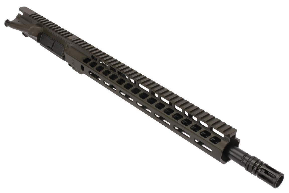 Ghost Firearms 16" 300 BLK 1:8 HBAR Elite Barreled Upper - 14" M-LOK Rail - Olive Drab Green