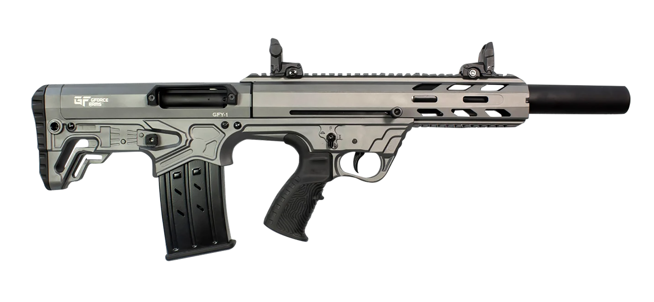 Gforce GFY-1 Semi-Auto 12 GAUGE Shotgun - 18.5" - Grey