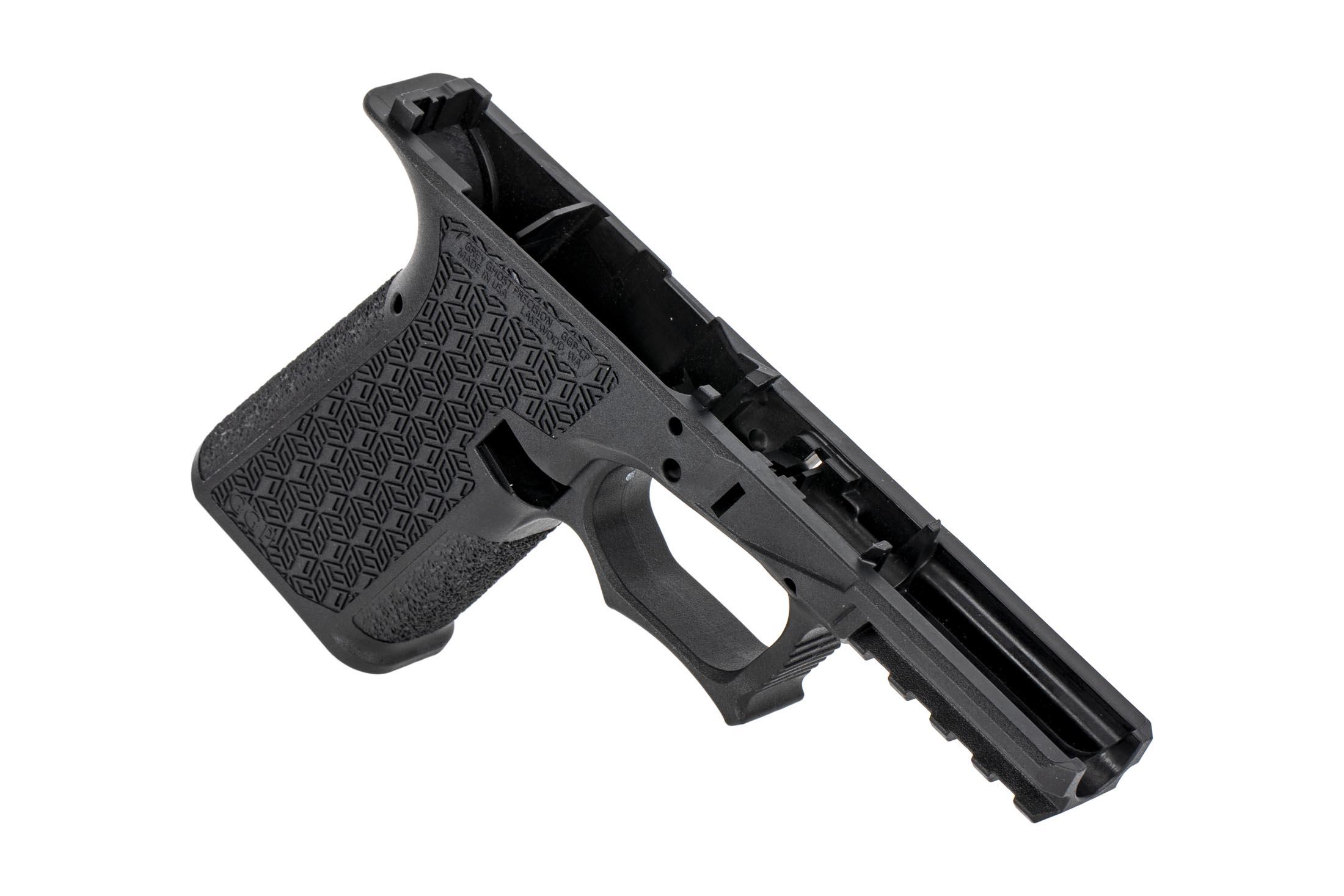 Grey Ghost Precision Stripped Compact Combat Pistol Frame Black GGPCPBLK