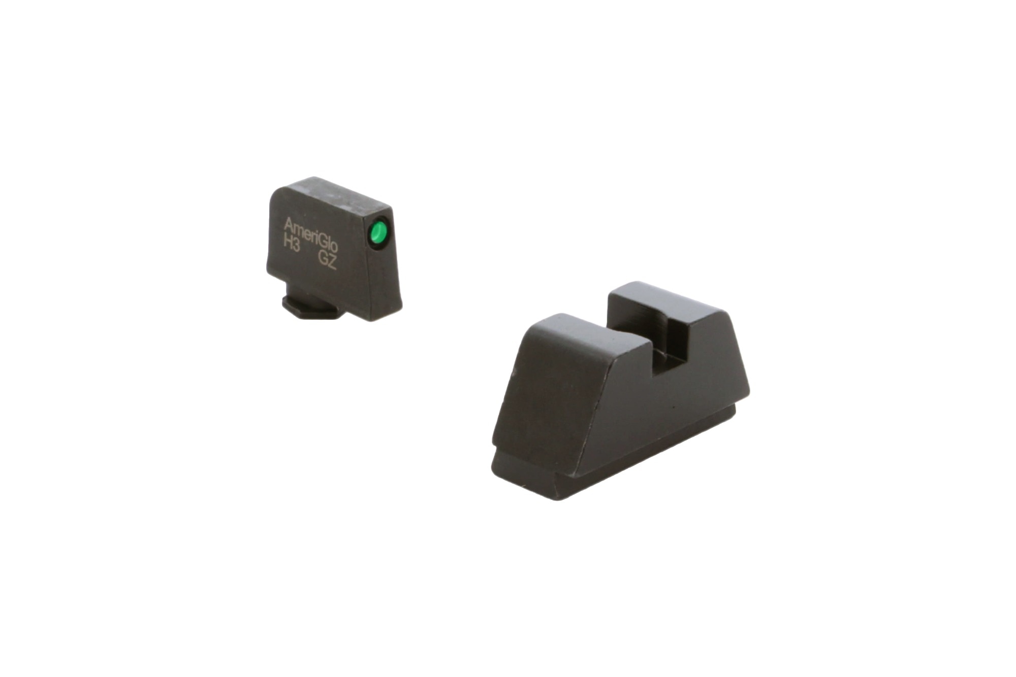 AmeriGlo Ameriglo Optic-Compatible XL GLOCK Green Tritium .315" Front .394" Rear - Iron Sights