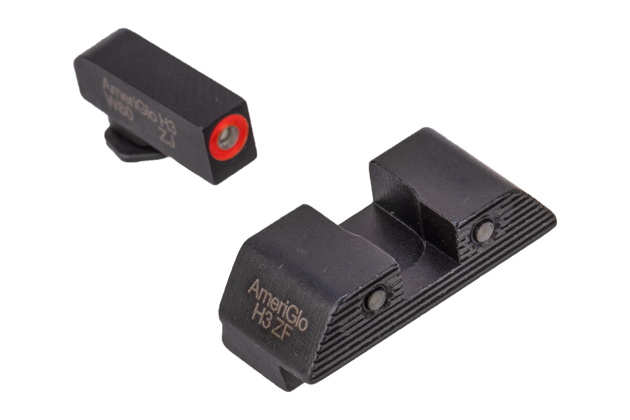 AmeriGlo Ameriglo Trooper GLOCK Gen 1-5 Orange/Black - Iron Sights