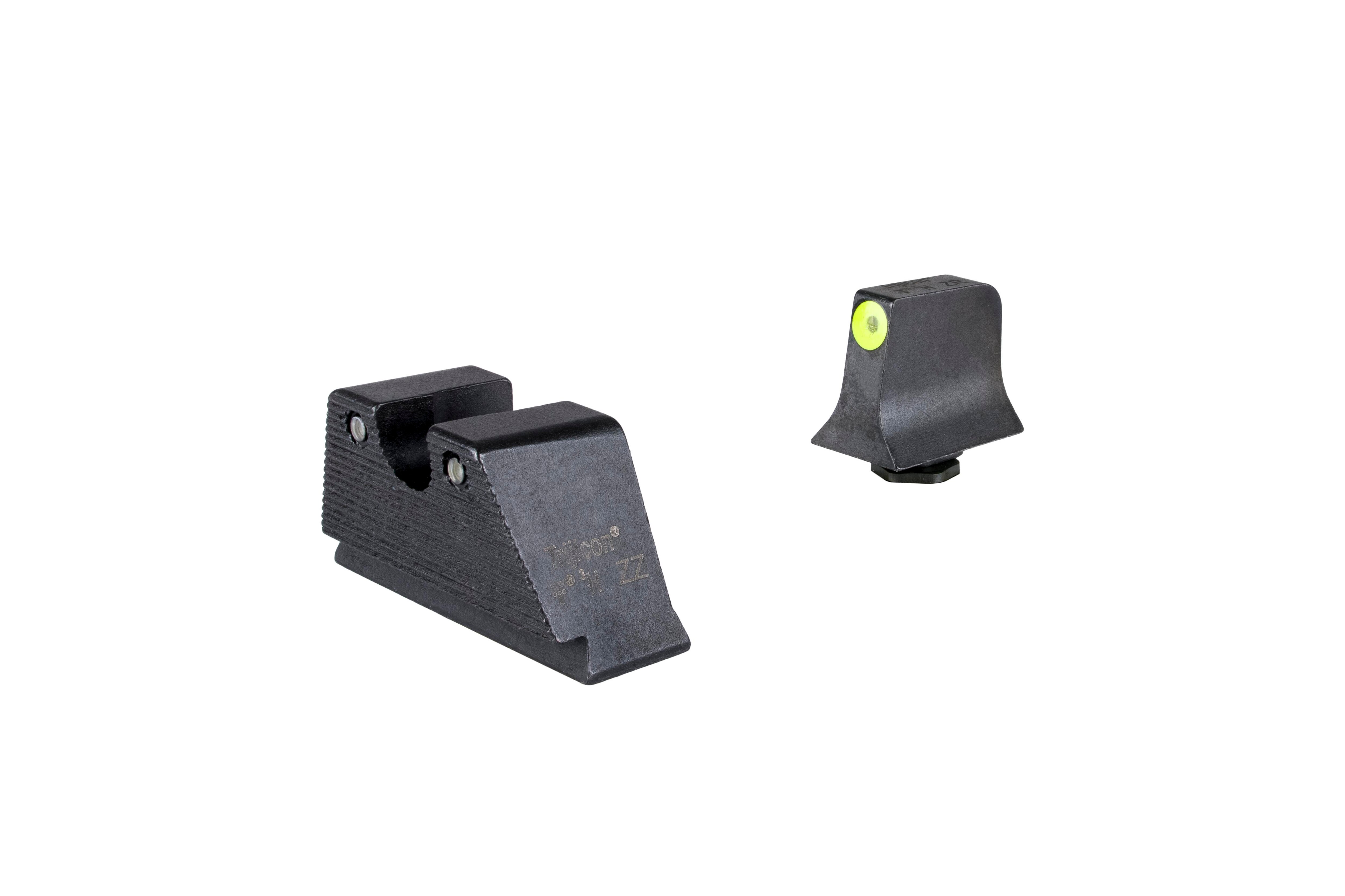 Trijicon Trijicon HD XR Suppressor/Optic Height Night Sight Set MOS Rear - Yellow Front Outline - Fits Glock 17/19/22/23/24/26/27/31/34/45