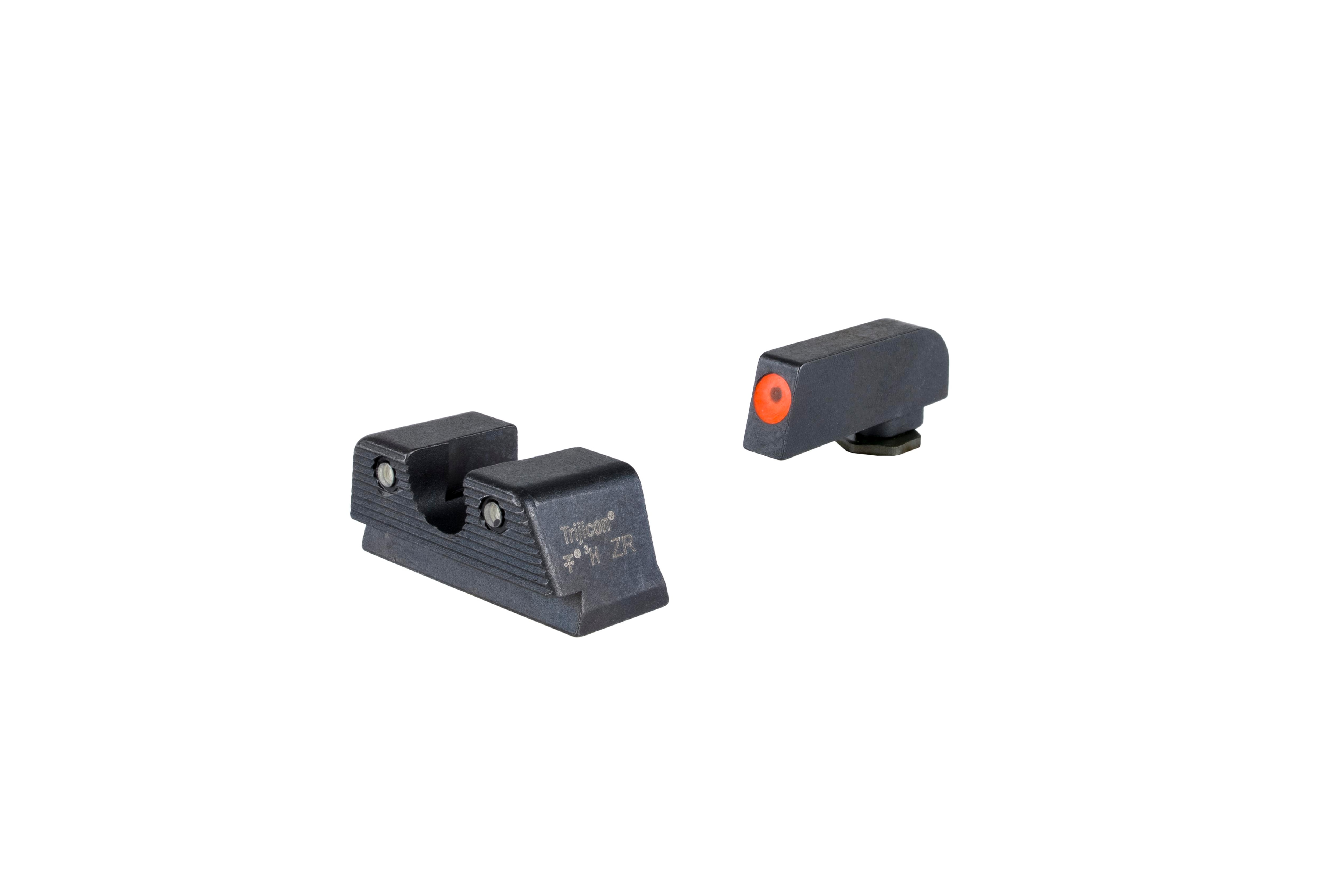 Trijicon Trijicon HD XR Suppressor/Optic Height Night Sight Set MOS Rear - Orange Front Outline - For Glock 42/43/43X/48 MOS