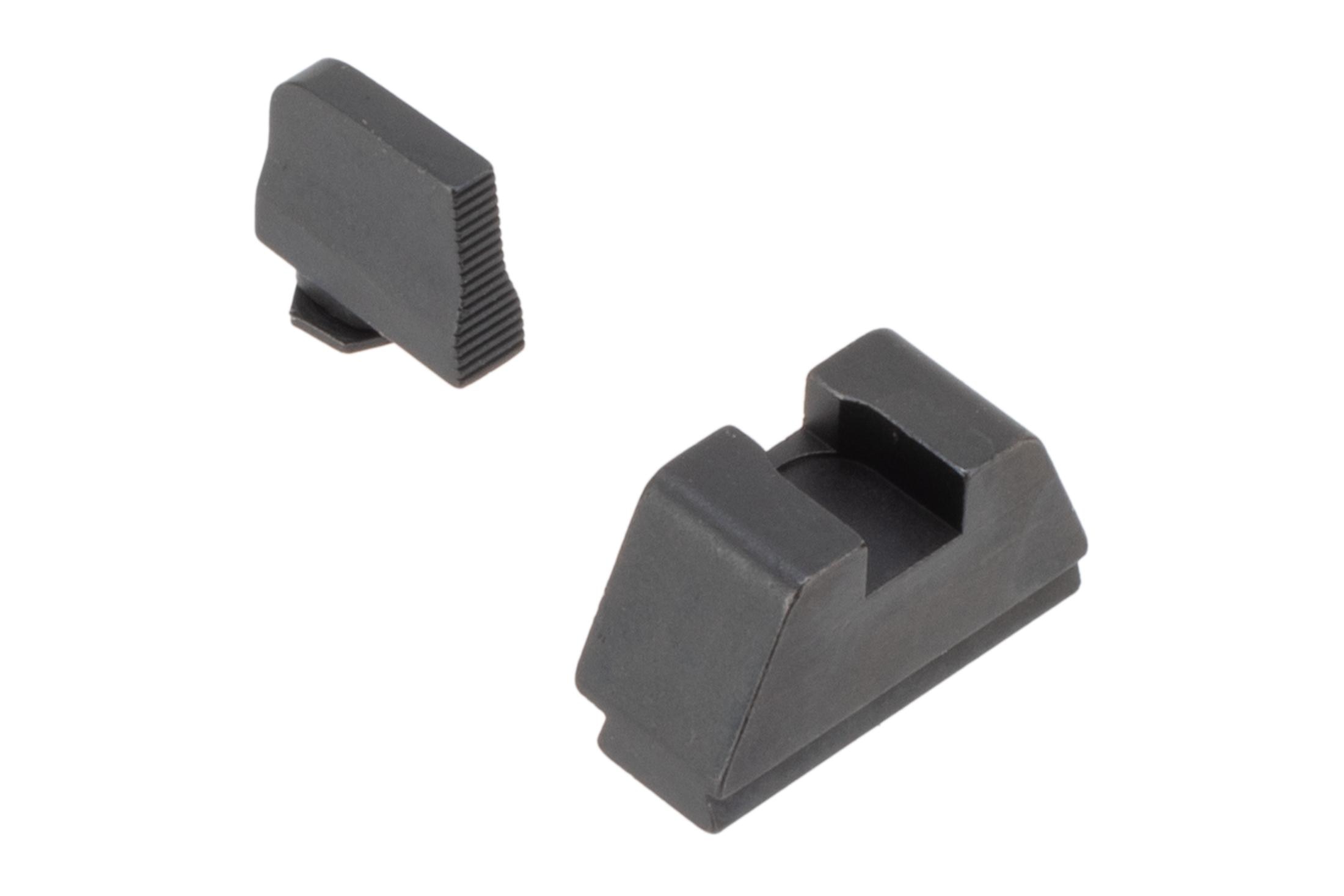 AmeriGlo Sight Set Front/Rear, Black - GL-470
