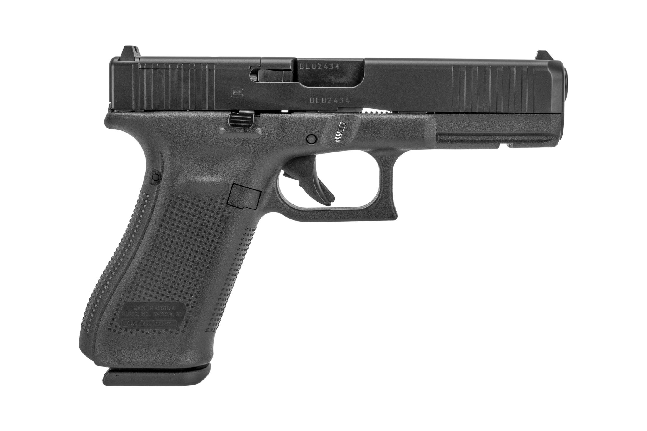 GLOCK Blue Label 17 GEN 5 MOS 9mm Fixed Sights 17RD - Black