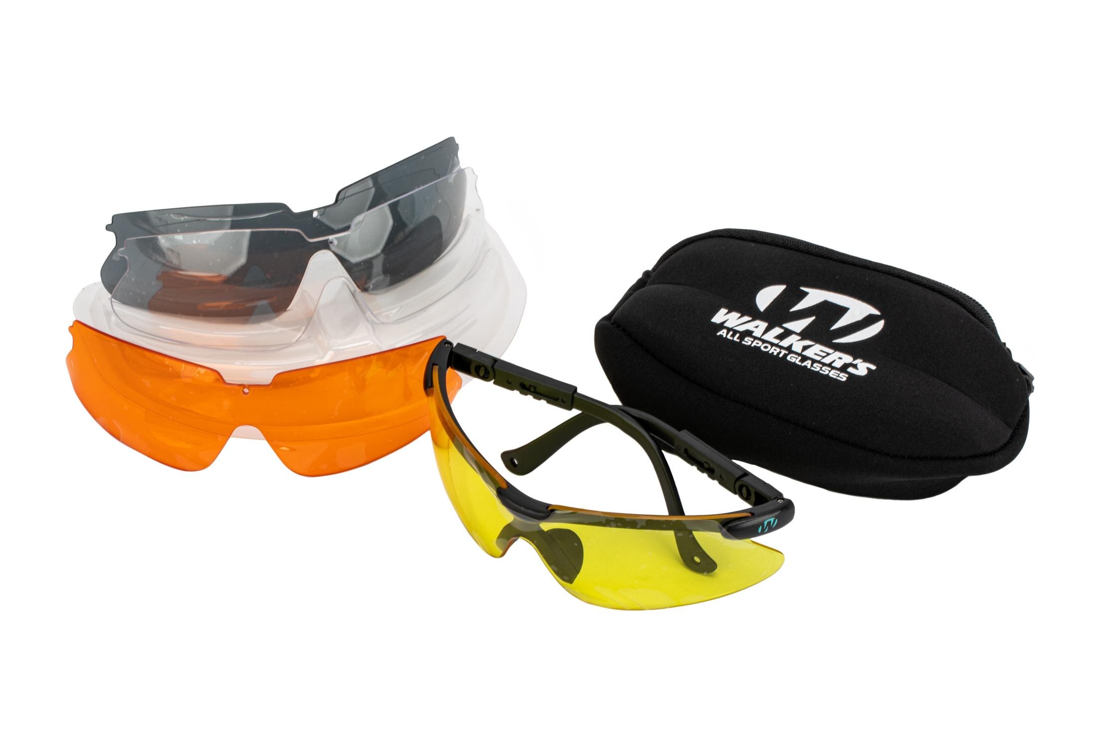 Walker's Sport Glasses with Interchangeable Lens GWPASG4L2