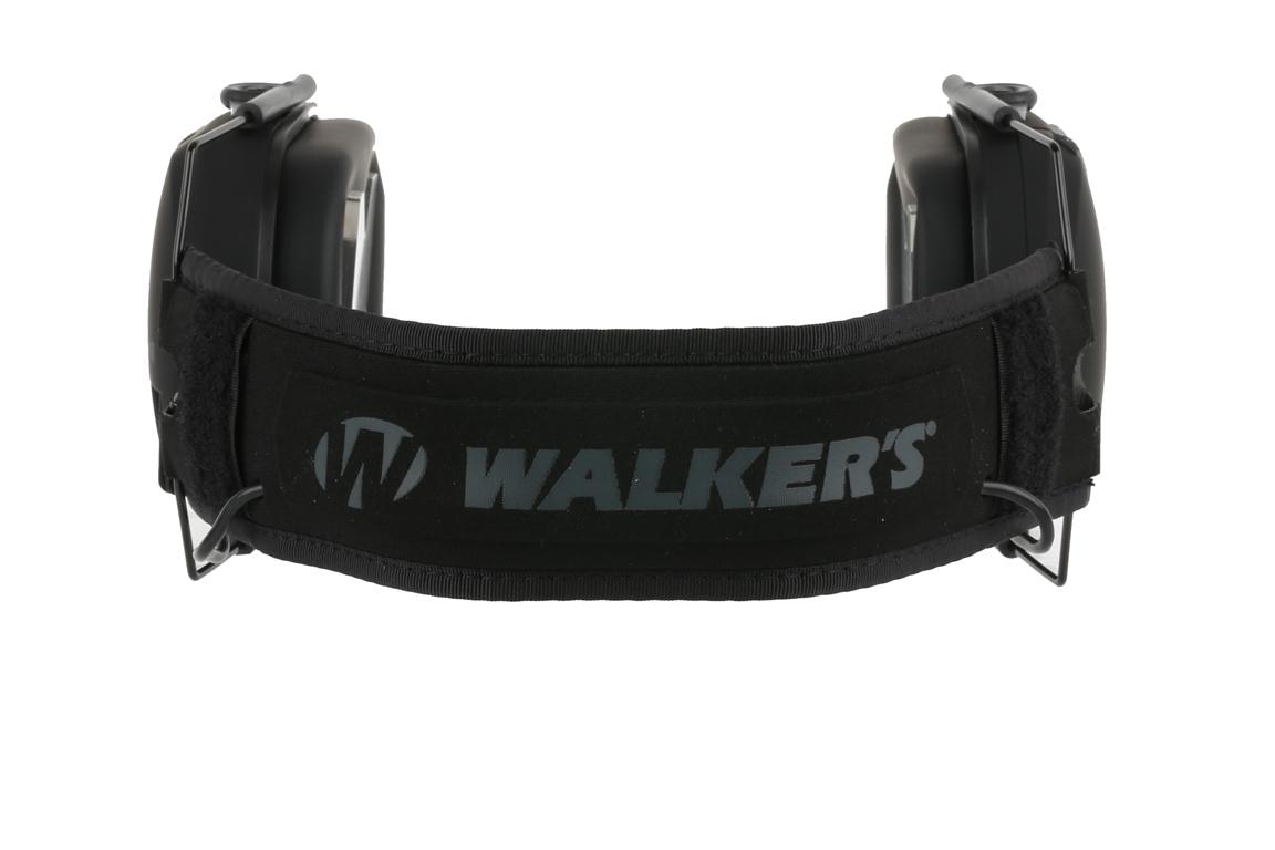 Walker's Razor Slim Electronic Muffs Black Patriot GWPRSEMPAT