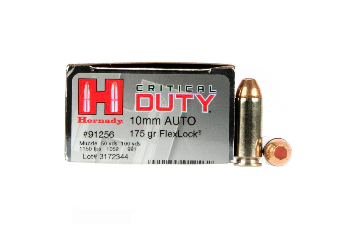Hornady Hornady Critical Duty 10mm Auto 175gr FlexLock - Box of 20