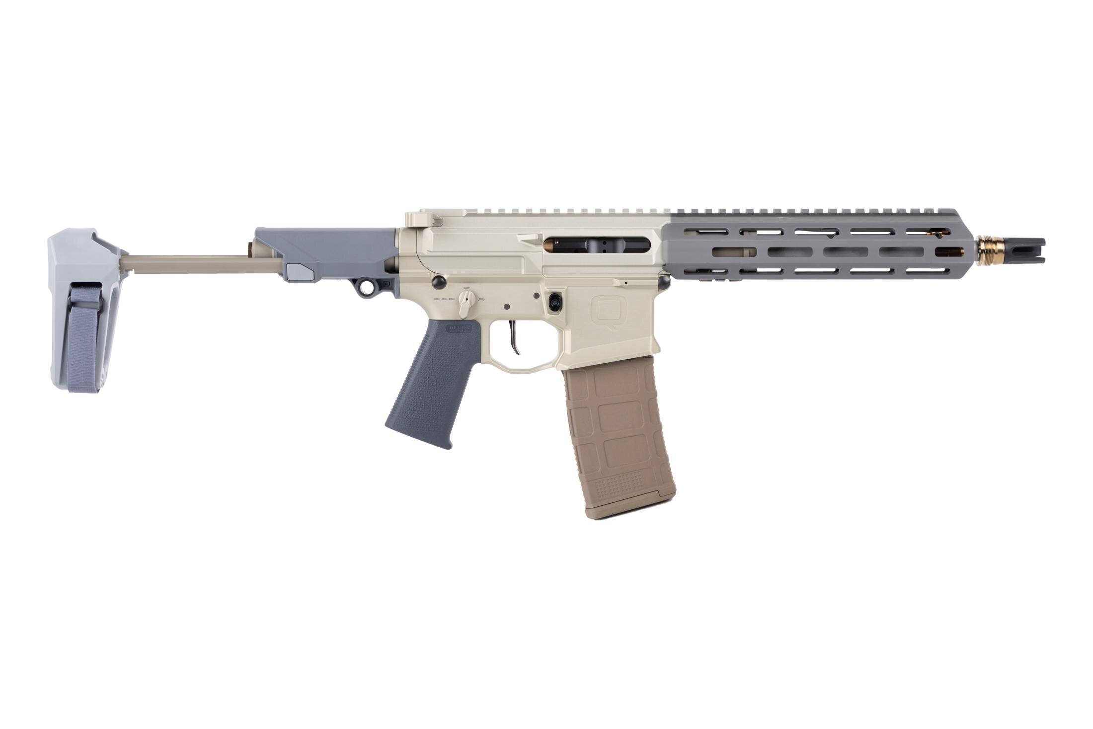 Q Honey Badger 5.56 AR-15 Pistol with Brace - 10" - 1x30rd Mag
