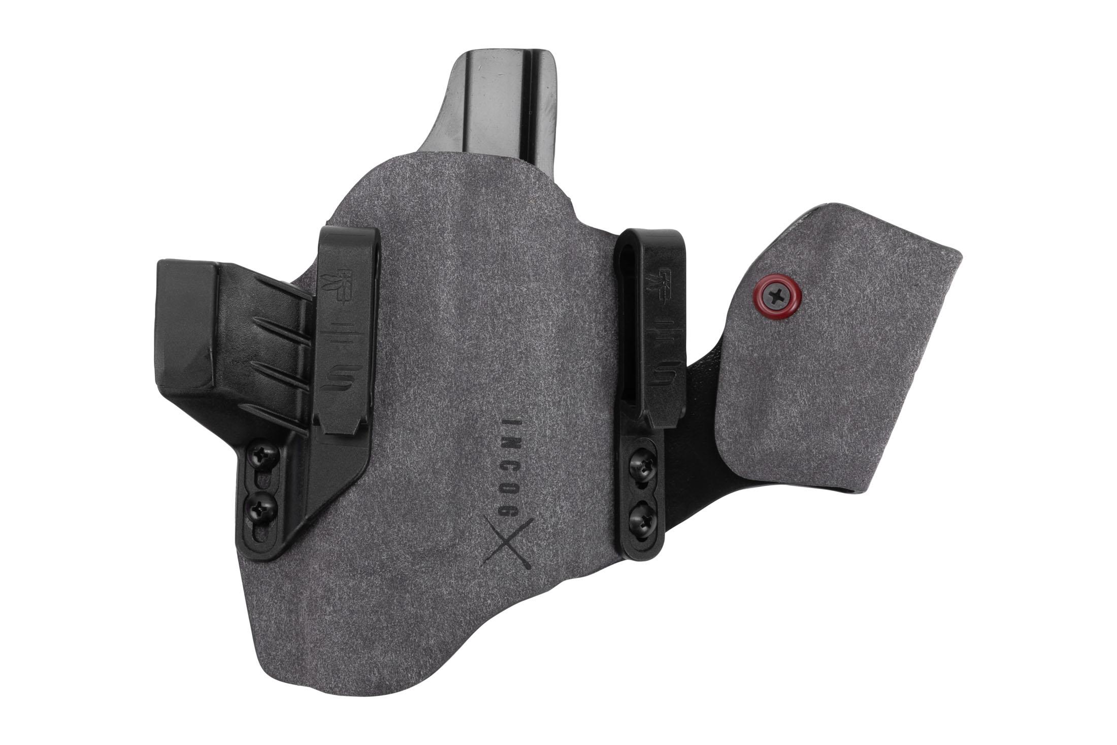Safariland Safariland INCOG X IWB Holster - Fits GLOCK 19/17 with Large Weapon Mounted Light - Mag Caddy - Black - Right Hand