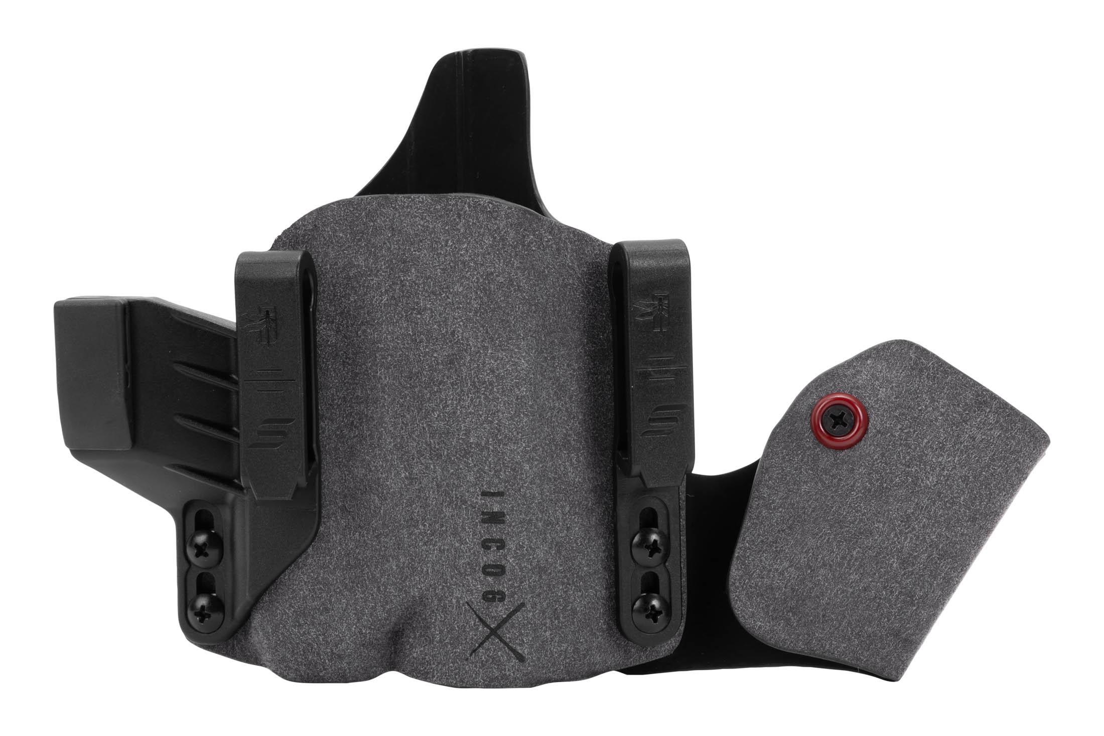 Safariland Safariland INCOG X IWB Holster - Fits GLOCK 43X/48 with Weapon Mounted Light - with Mag Caddy - Black - Right Hand