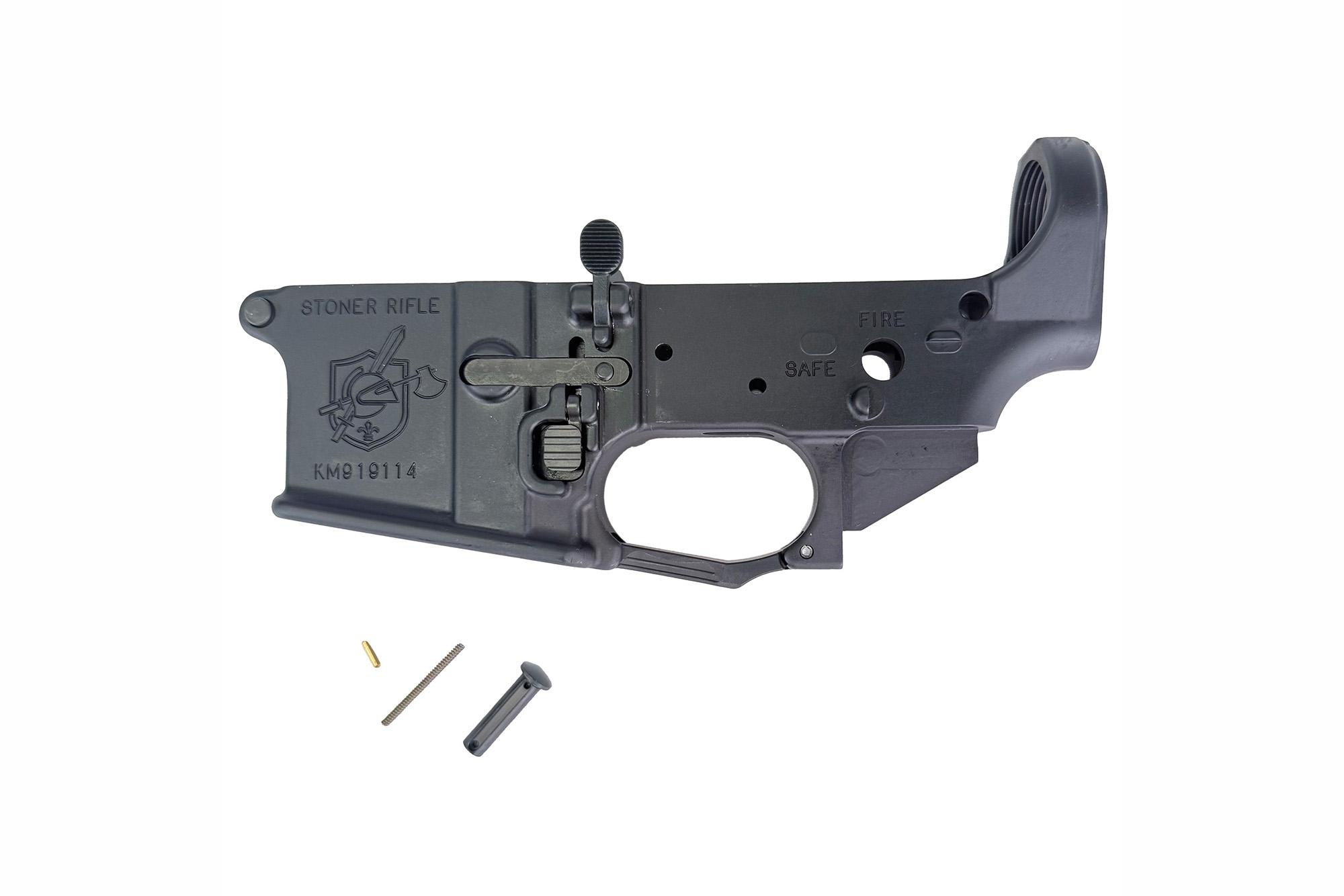Knights Armament SR-15 AR-15 Lower Receiver - Ambidextrous - Stripped Lower - Cosmetic Blem