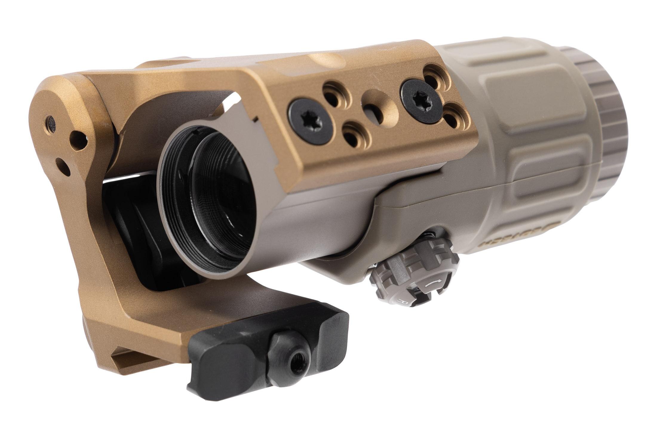 EOTECH Tan G33 3X Magnifer & FDE Unity Tactical OMNI Mount