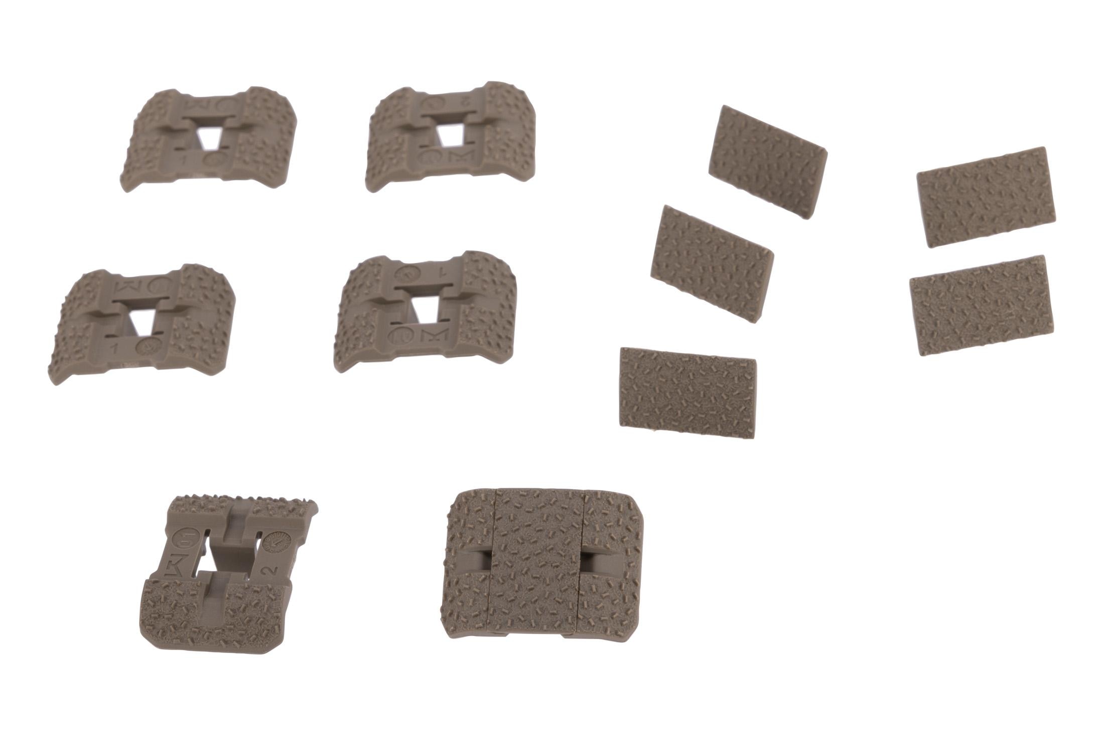 Magpul M-LOK Type 2 Half Slot Low-Profile Rail Cover, Flat Dark Earth - Durable and Reliable - MAG1365-FDE