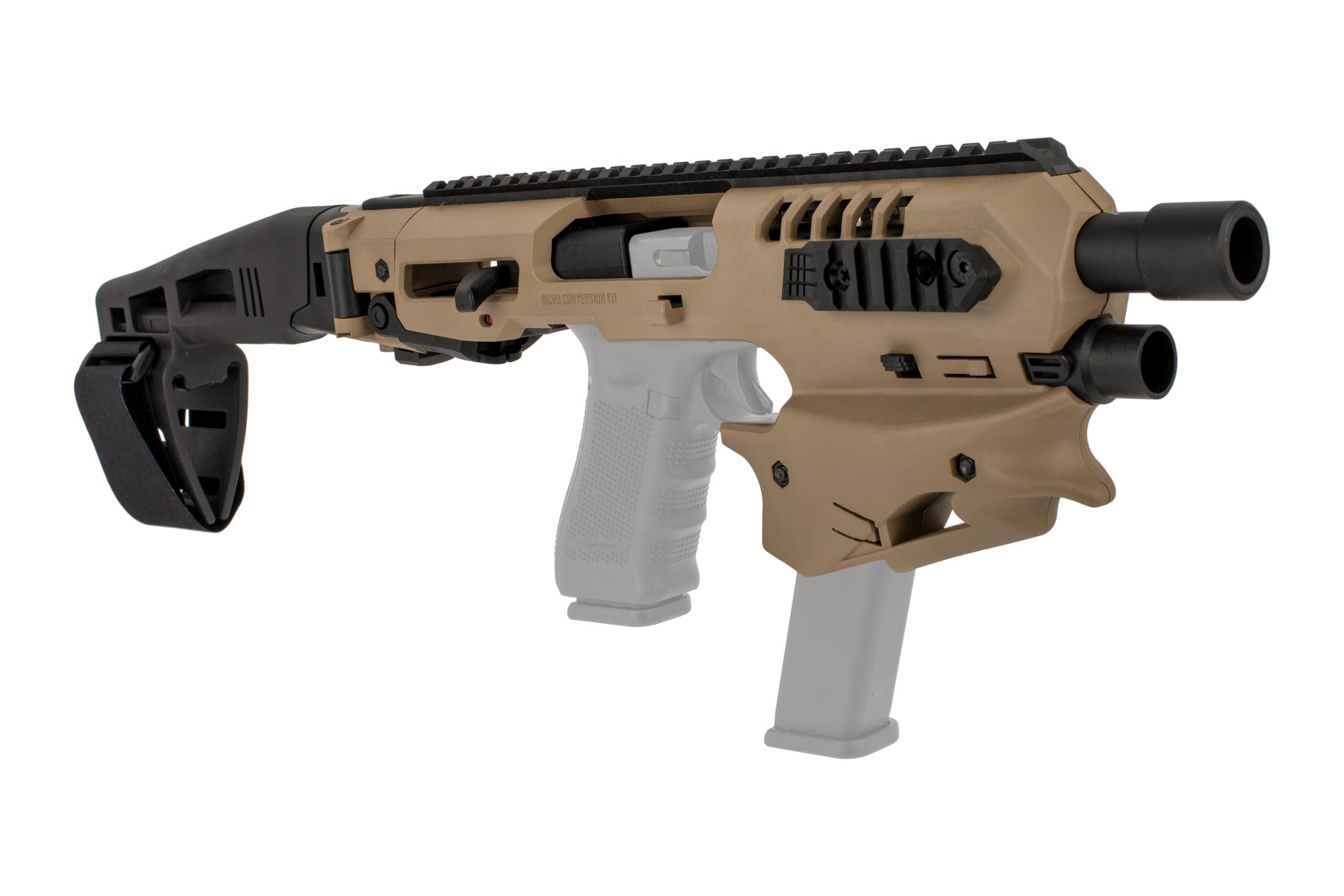 CAA Micro Conversion Kit Glock Long Stabilizer - FDE MCKT