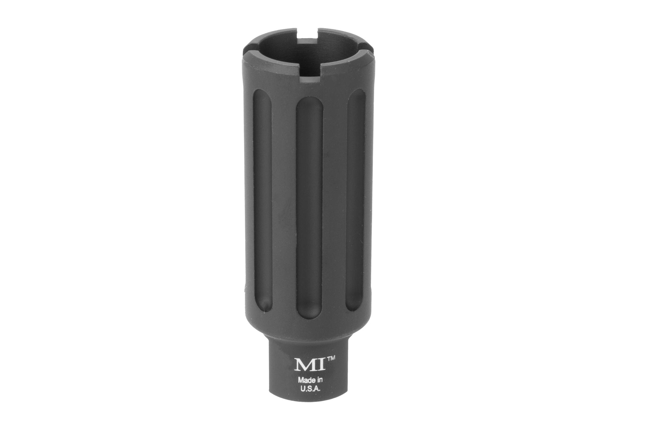Midwest Industries 1/2-28 Muzzle Device, .223 Rem/5.56/9mm, Hardcoat Anodized Black - MI-BC556