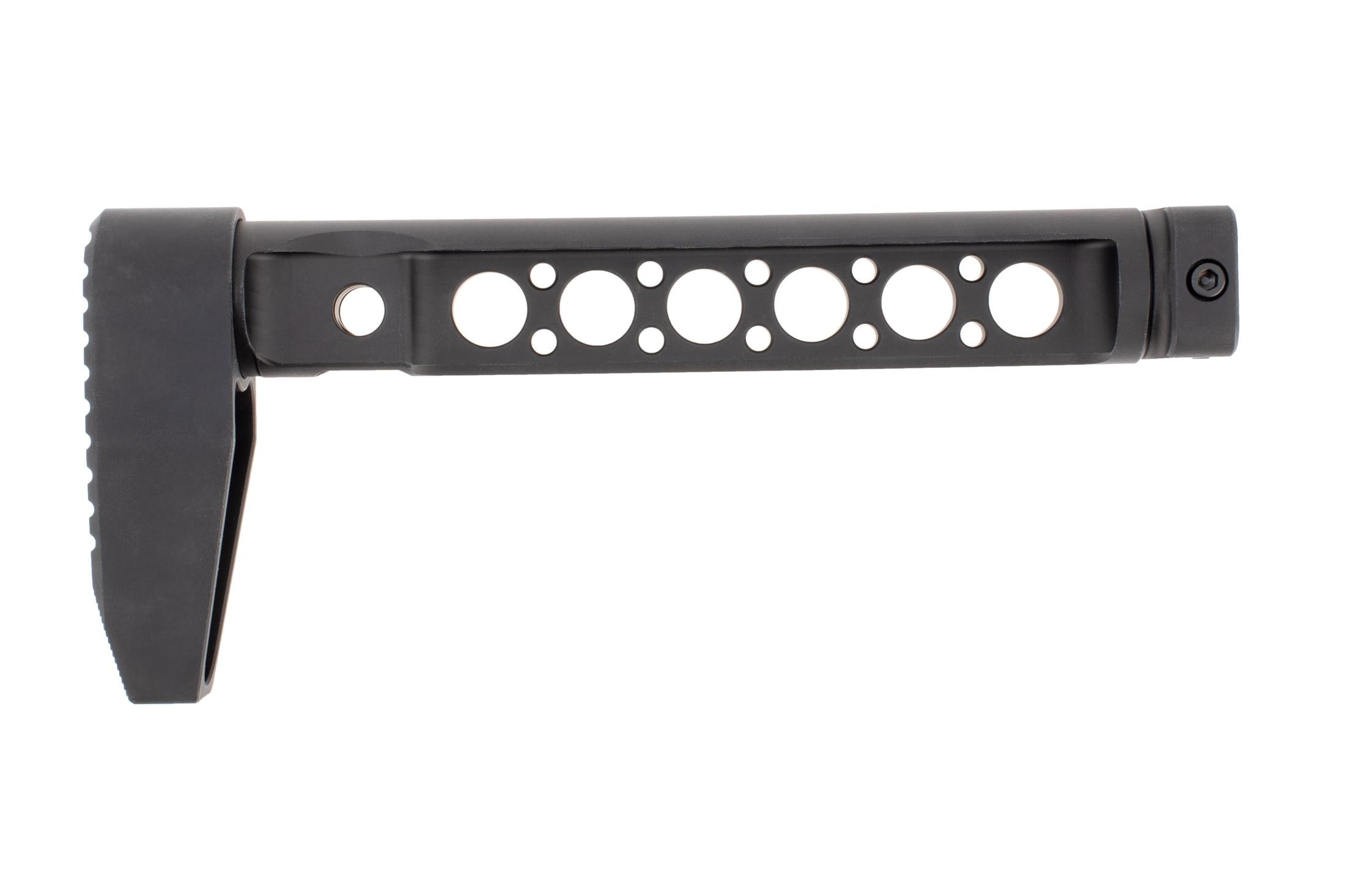 Midwest Industries Stock Tube with Light Weight Stock, Black, Fits Picatinny Rail