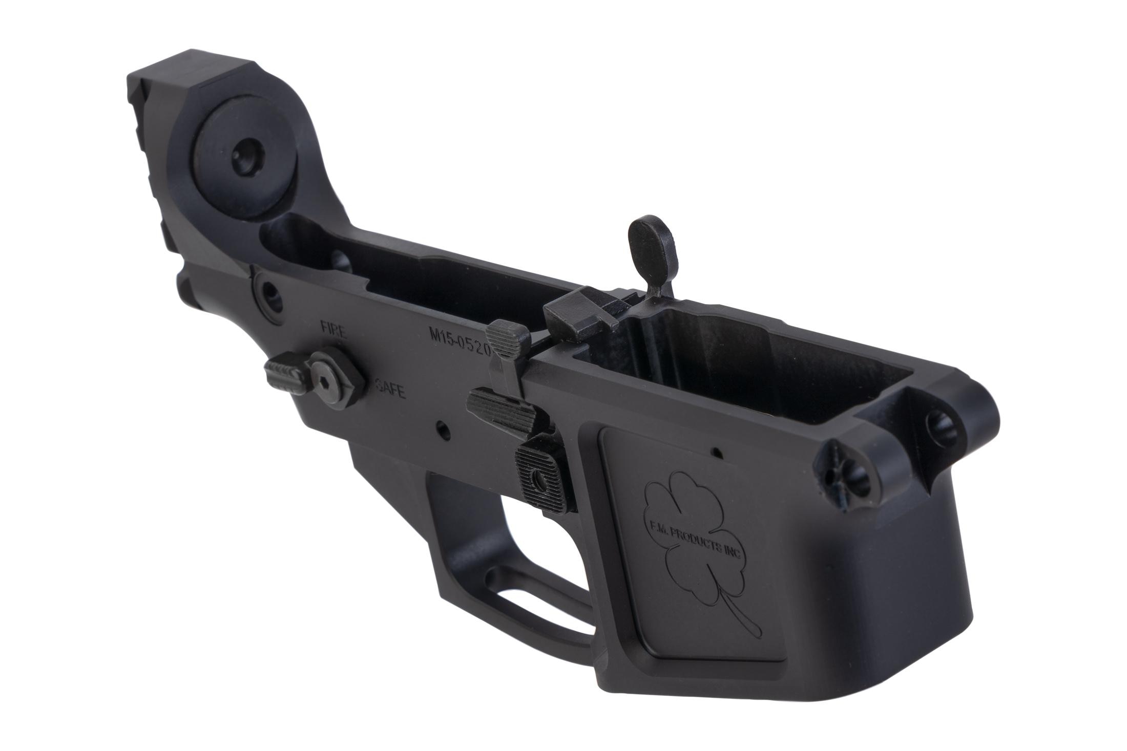 Foxtrot Mike Products MIKE-15 Stripped Billet Lower Receiver With Integrated Picatinny Rail Extension