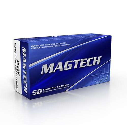 MagTech Magtech 40 S&W 165gr FMJ Flat Ammo - Box of 50