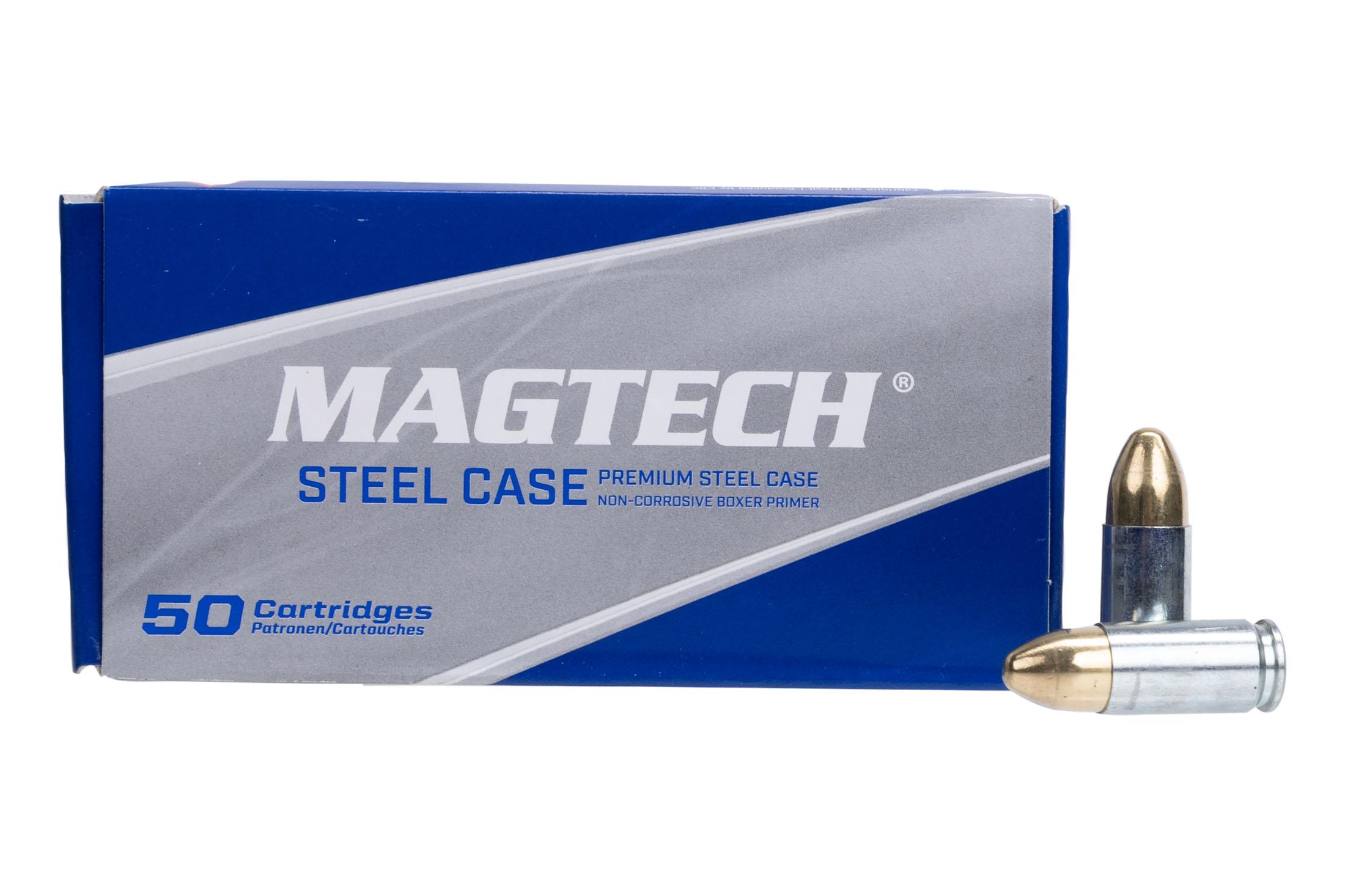 Magtech Magtech 9mm 115gr FMJ Steel Case Ammo - Box of 50