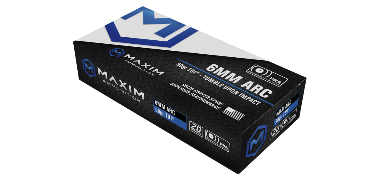 Maxim Defense MAXIM 6MM ARC 90GR TUI PRA 20/200