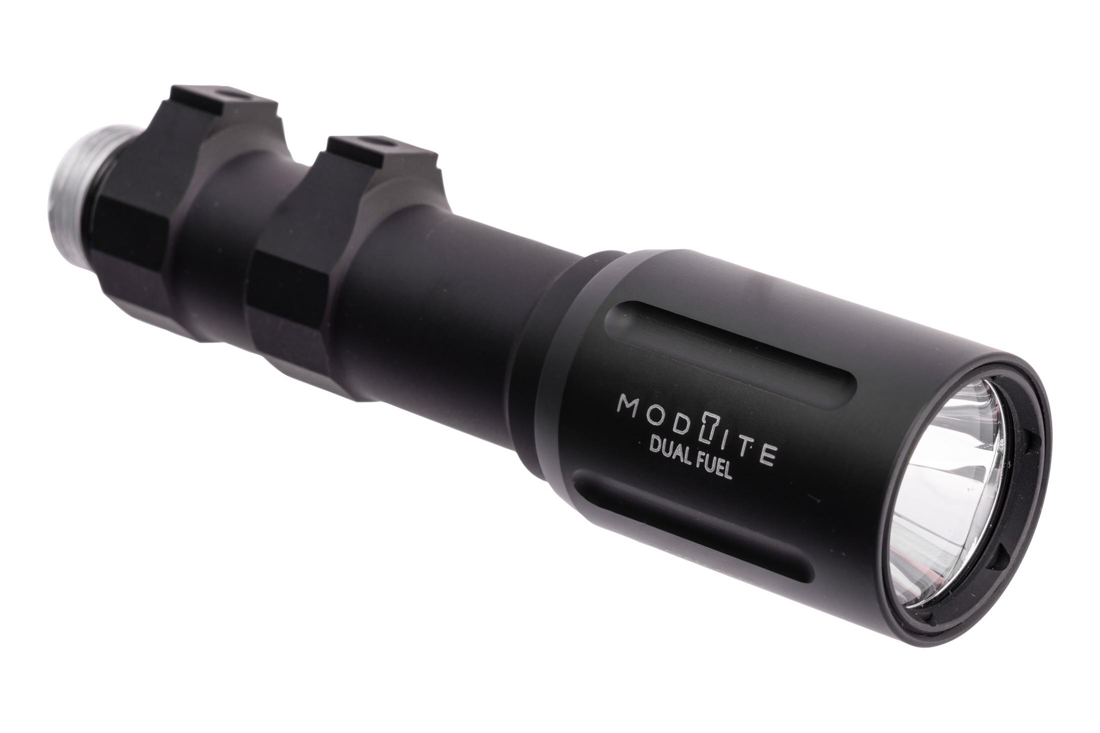 Modlite Systems OKW 18650 Dual Fuel Weapon Mounted Light - No Tailcap or Charger - Black