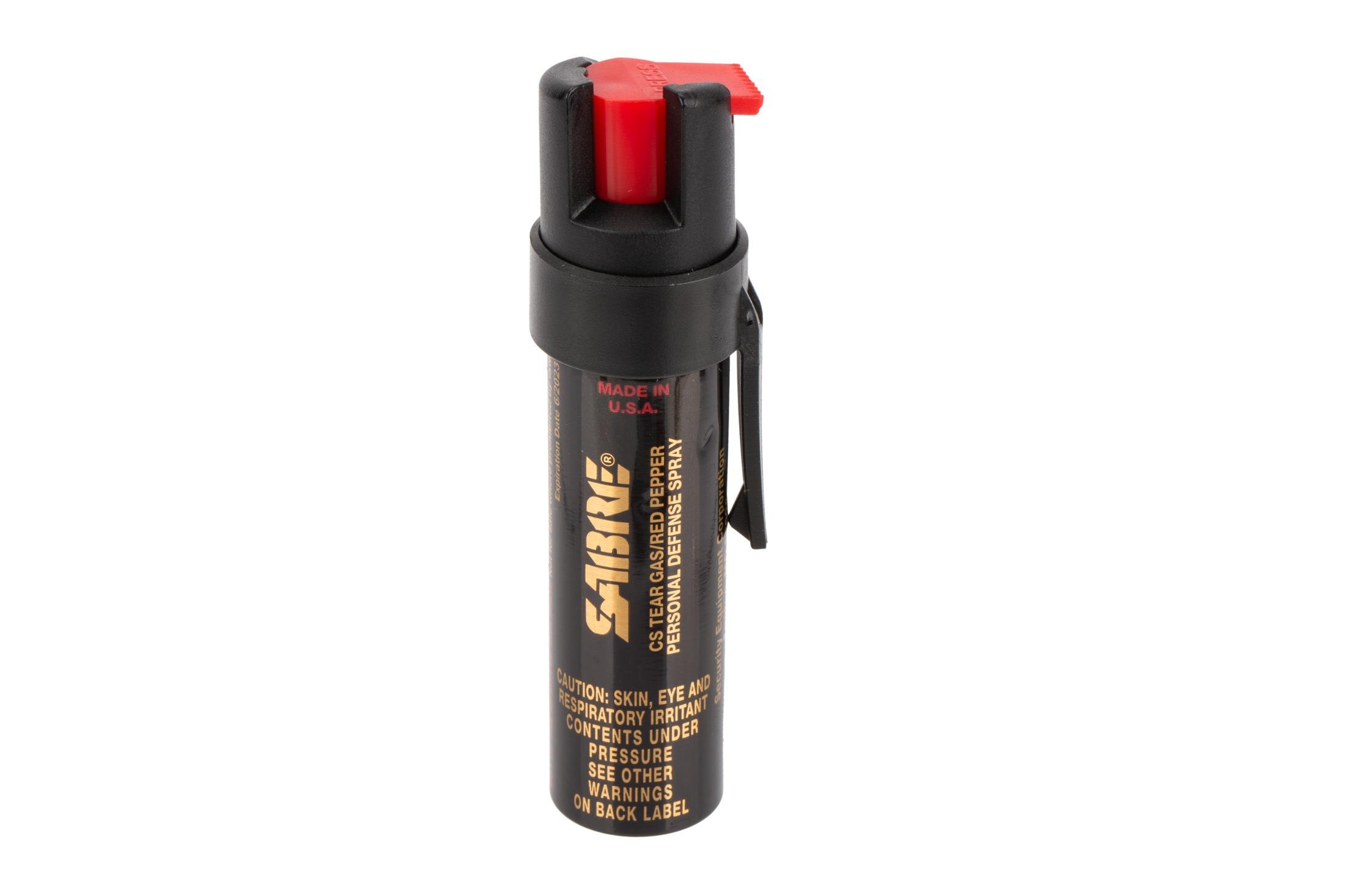 SABRE 3in1 Compact Pepper Spray with Carry Clip 0.75 Oz P22