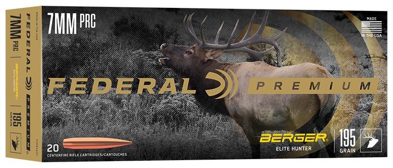 Federal FEDERAL AMMO 7mm PRC 195Gr Elite Hunter 20rd