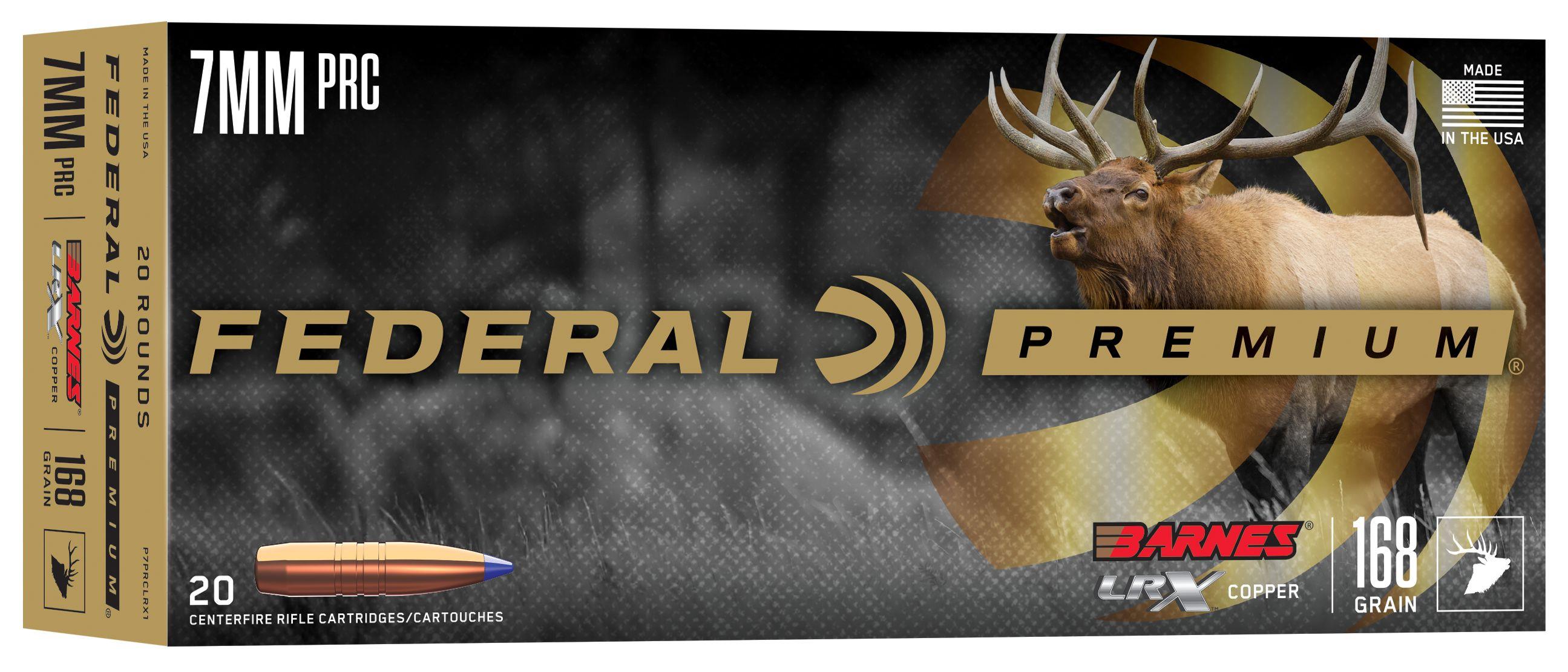 Federal Federal P7PRCLRX1 7MMPRC 168GR 20 Per Box 10 Case