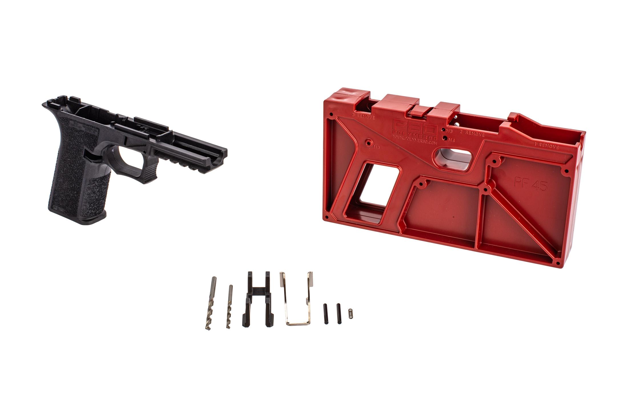 Polymer 80 PF45 80 Large Frame Kit Black P80PF45BLK