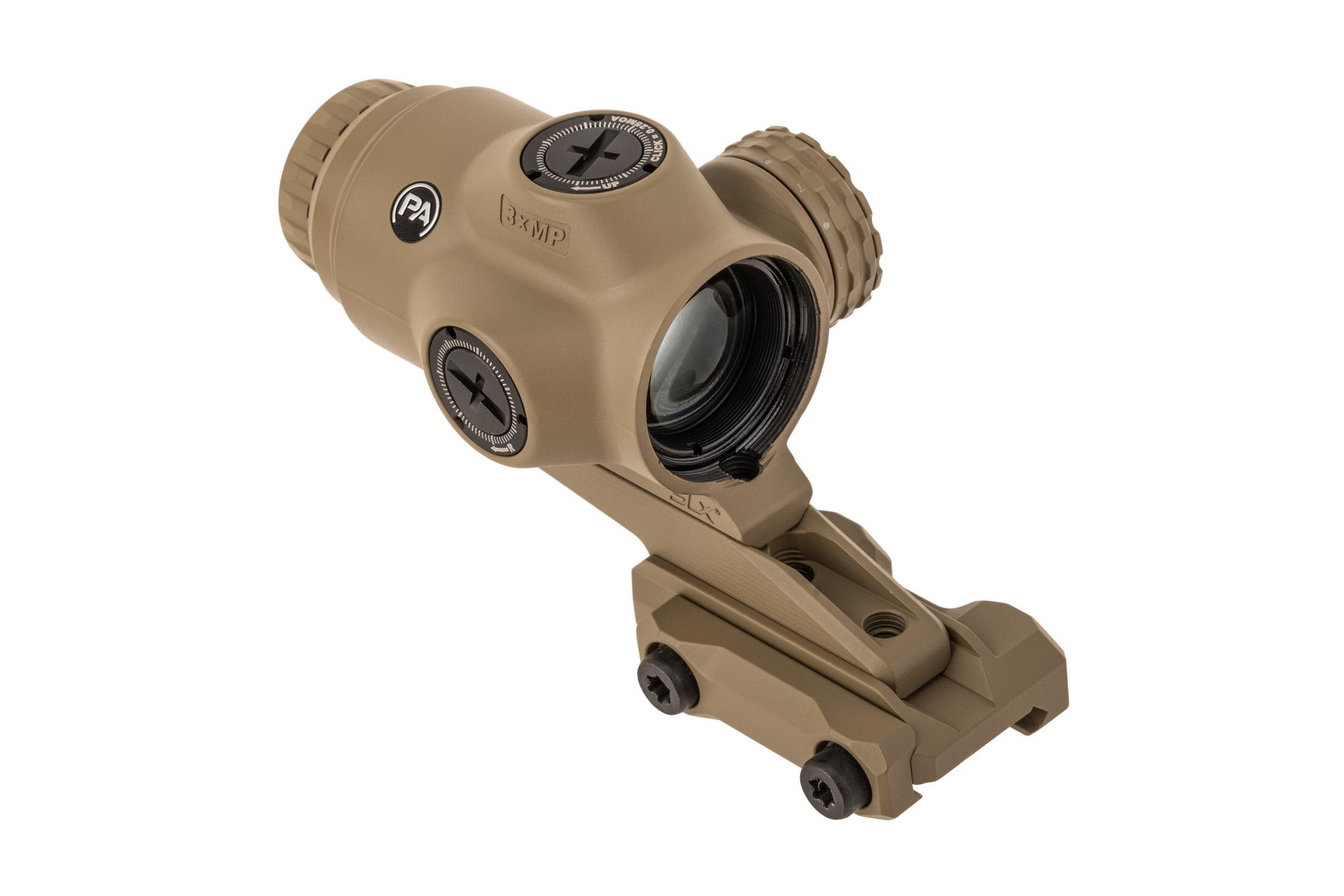 Primary Arms SLx 3x Micro Prism Scope Illuminated Red ACSS Raptor 5.56/308 Yard Reticle Flat Dark Earth