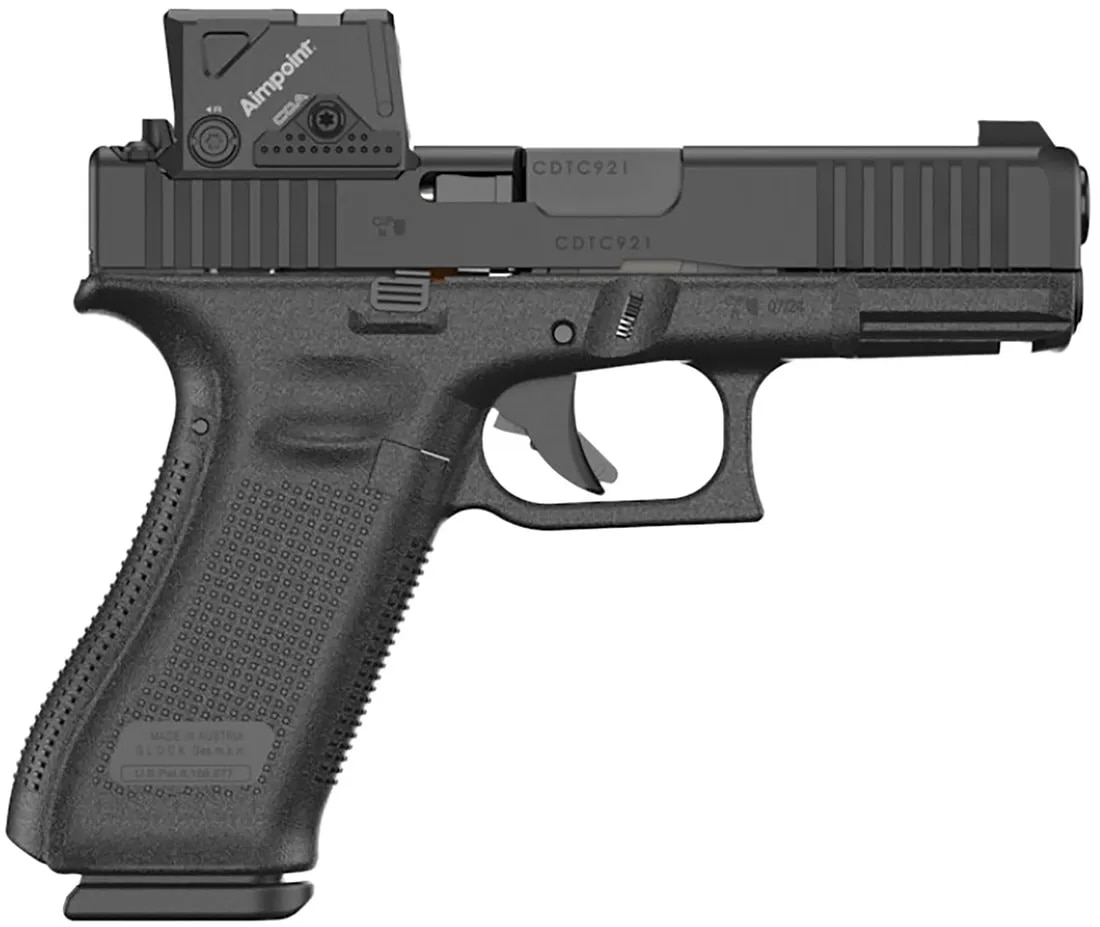 Glock GLOCK Blue Label G45 Gen 5 MOS8 9mm Pistol with Aimpoint COA - 3x 17rd Mags - Used