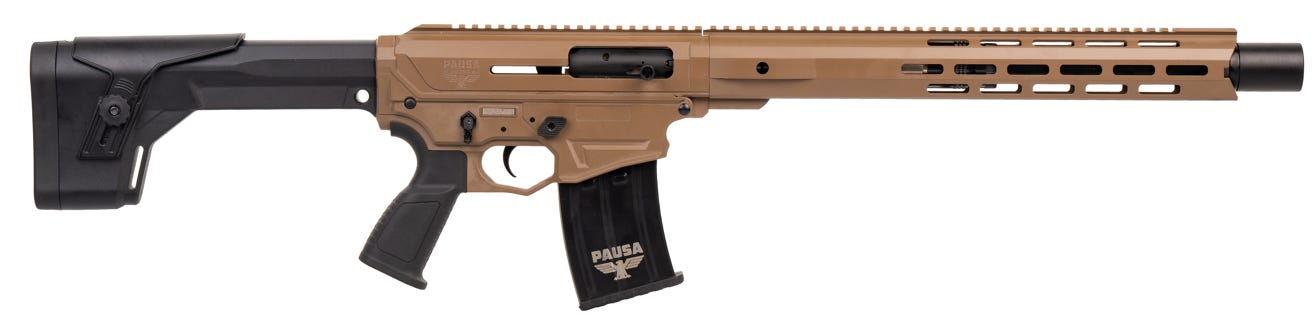 Panzer Arms AR12 G5 Tactical Long Handguard 12 Gauge Semi-Automatic Shotgun - 18.5" - FDE - 1x 5rd Mag