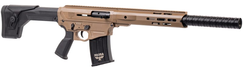 Panzer Arms AR12 G5 Tactical Short Handguard 12 Gauge Semi-Automatic Shotgun - 18.5" - FDE - 1x 5rd Mag