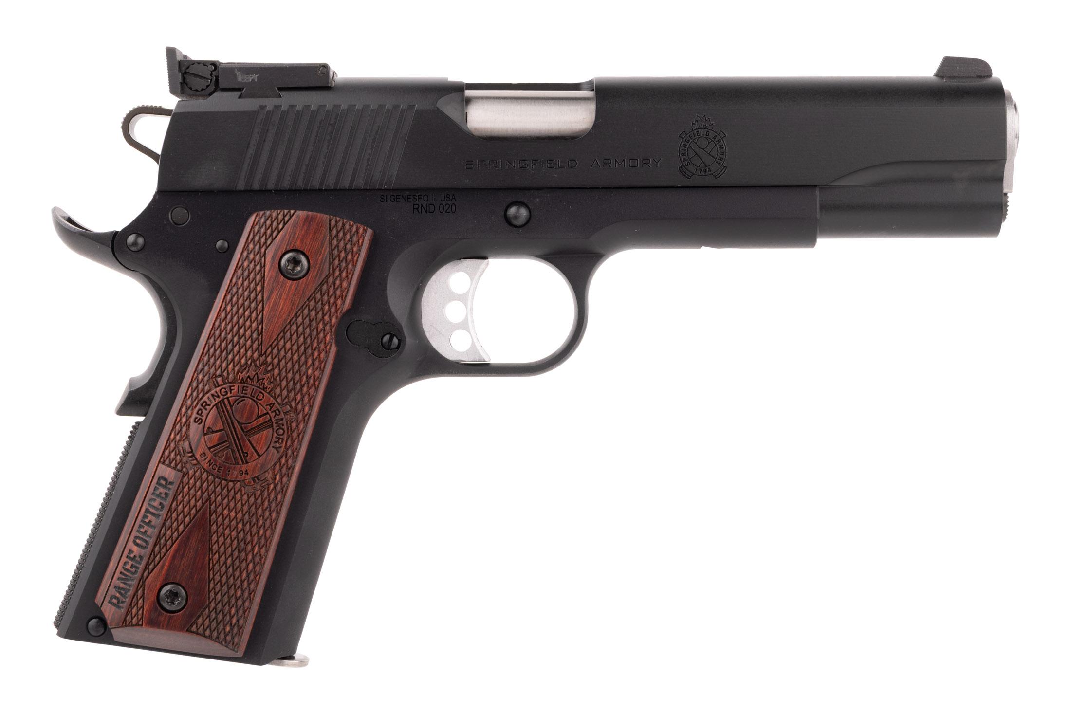 Springfield Armory Range Officer 9mm 1911 Pistol - 5" - 1x 9rd Mag - Blued - USED
