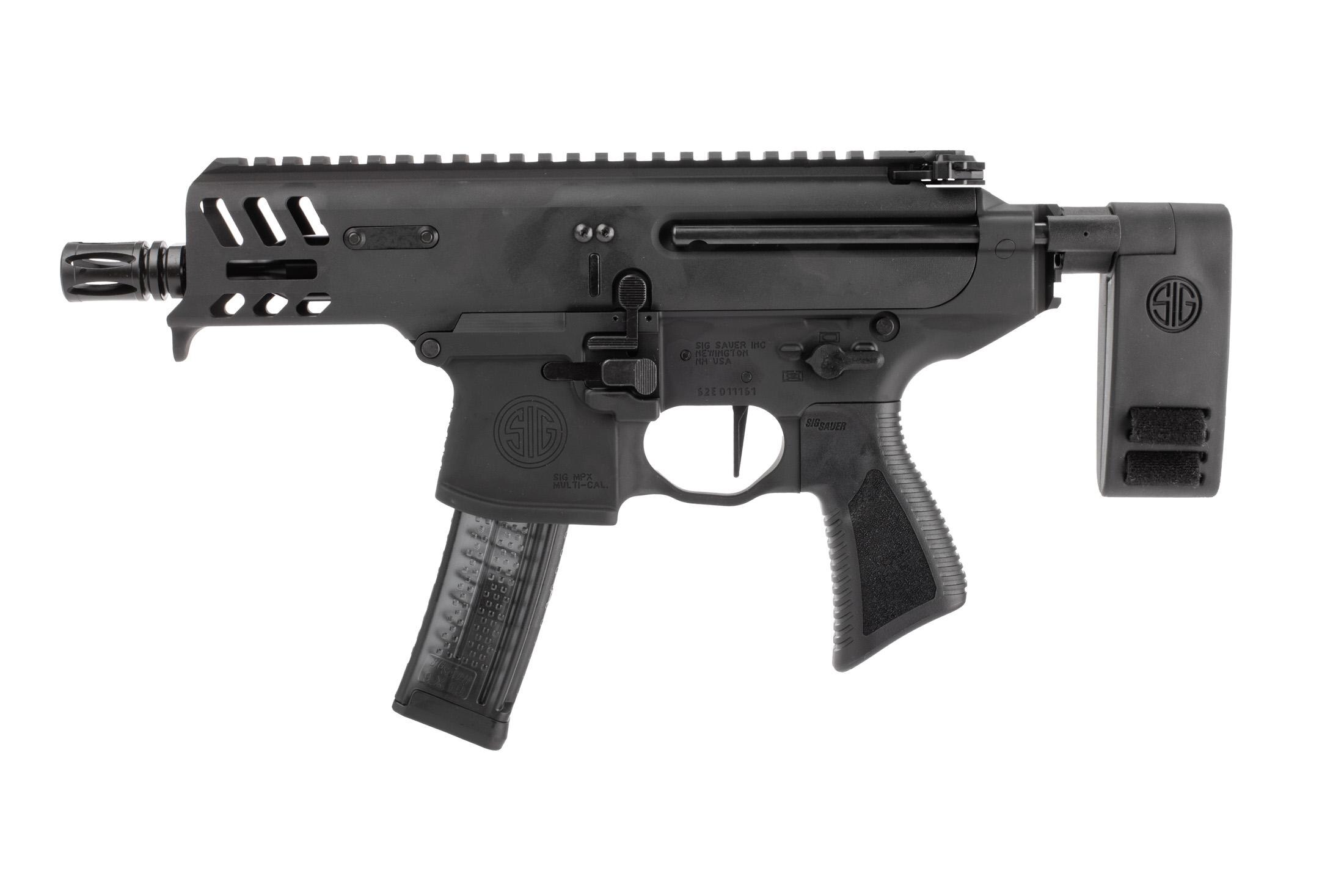 SIG Sauer MPX Copperhead 9mm Pistol MLOK 4.5" Black PMPX4BCH