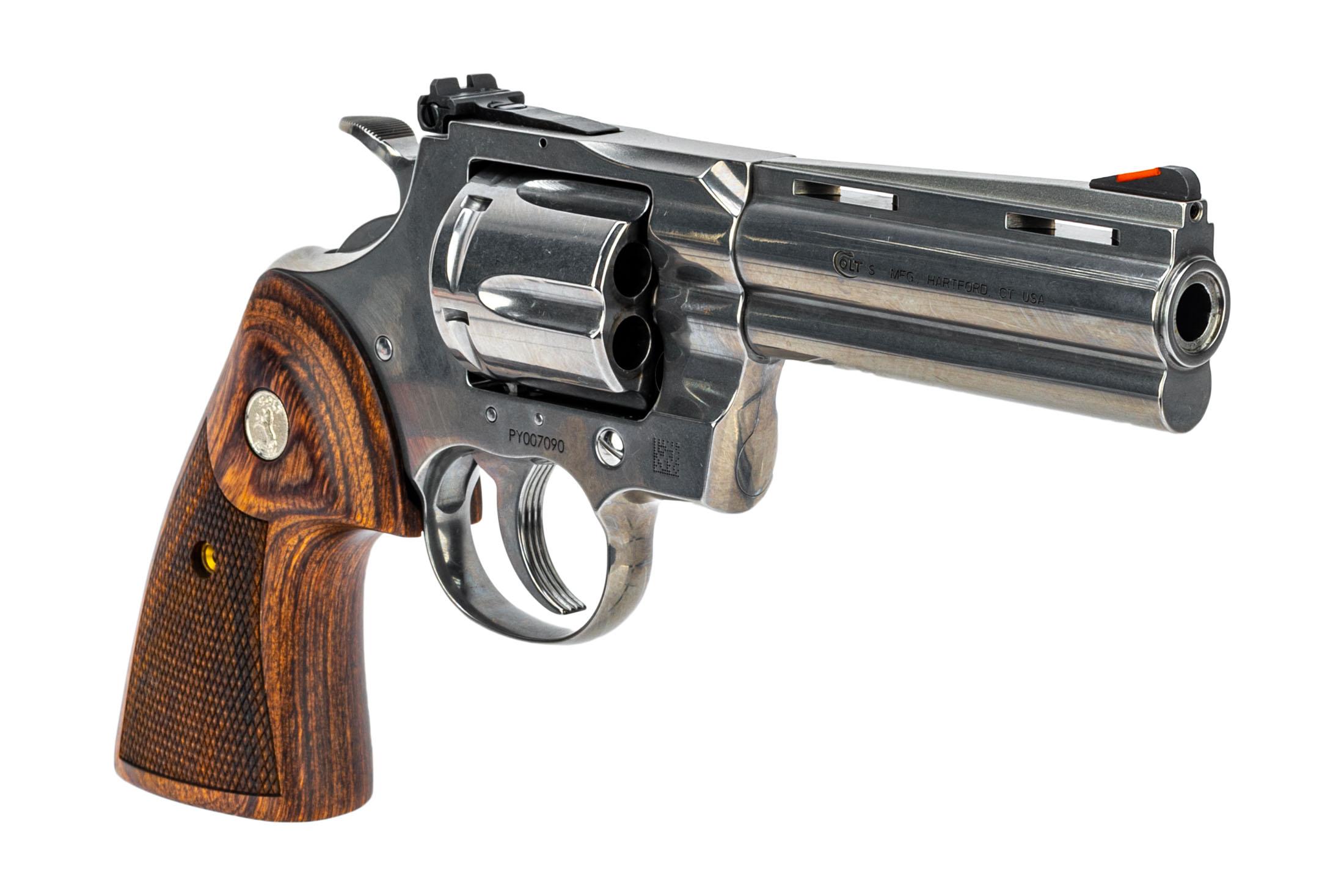 Colt Python .357 Magnum 6 Shot Revolver - Fiber Optic Sights ...
