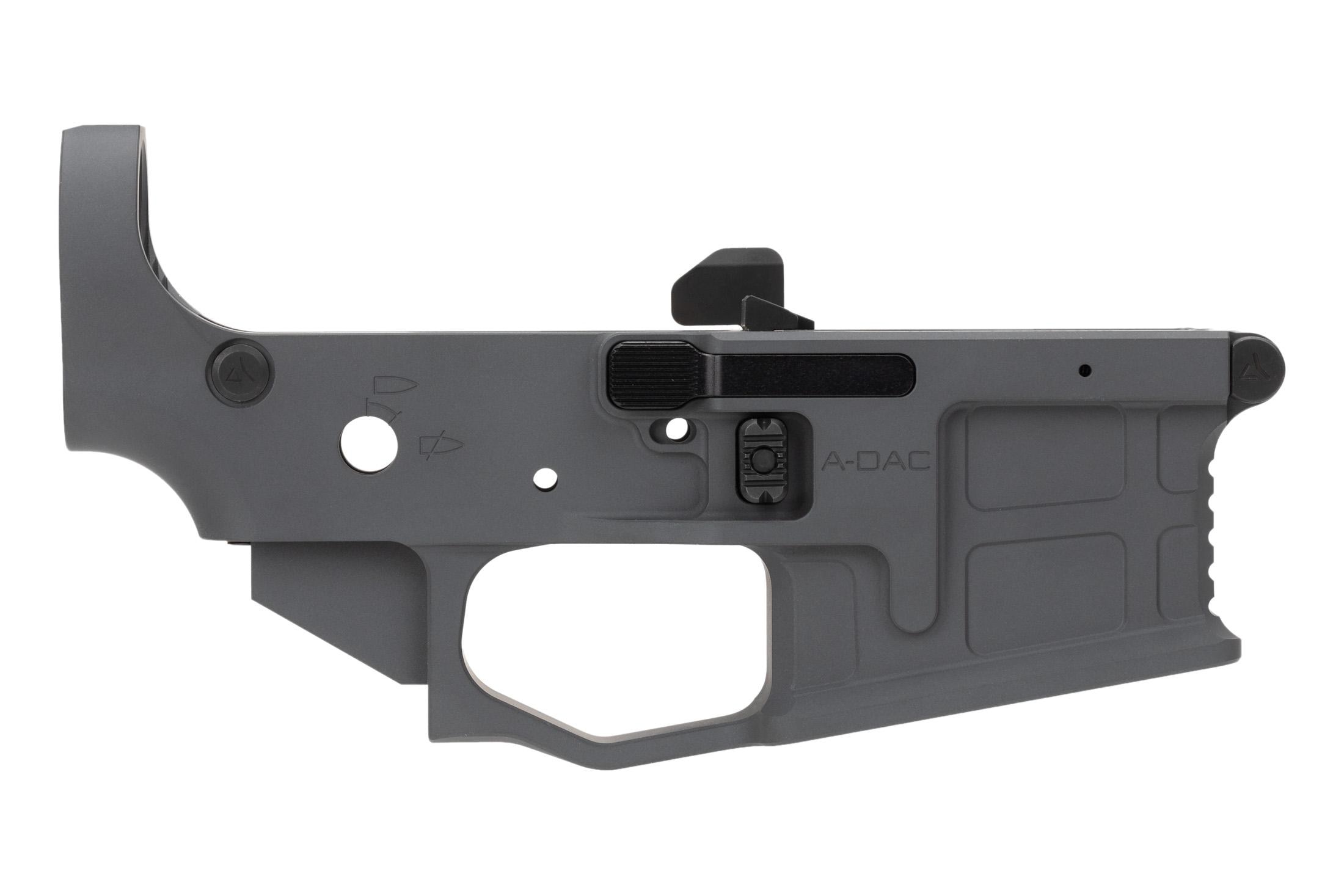 Radian Weapons A-DAC AR-15 Lower Receiver - Ambidextrous - Stripped Lower - Grey