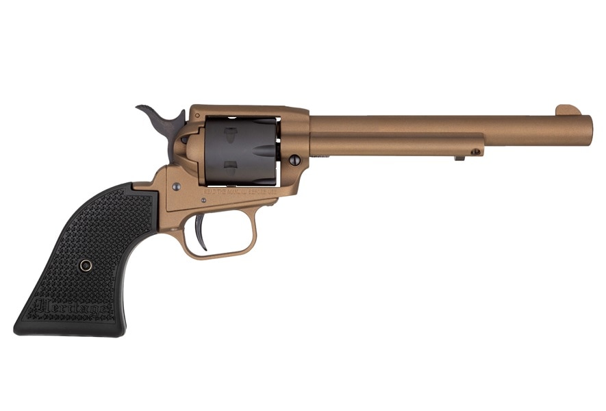 Heritage Manufacturing Rough Rider Small Bore Revolver 22 LR - 6.5" - Burnt Bronze