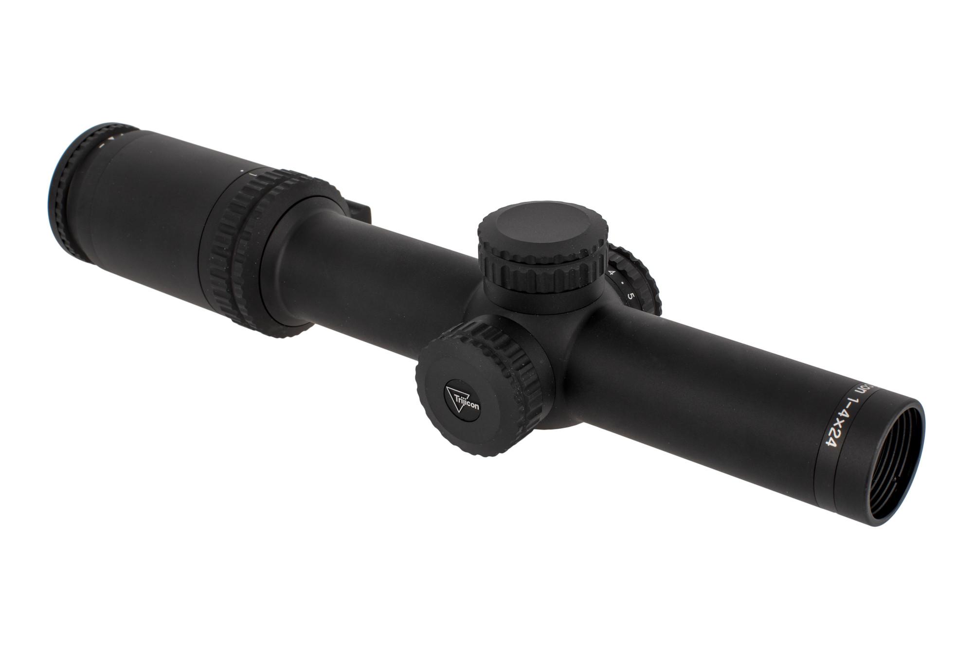 Trijicon AccuPower 1-4x24 Rifle Scope - Green LED MOA Crosshair Reticle