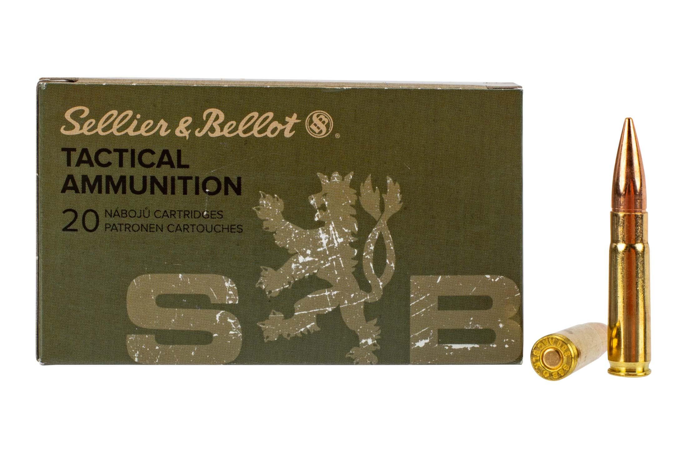 Sellier & Bellot Sellier & Bellot 300 Blackout 147gr Full Metal Jacket Ammo - Box of 20